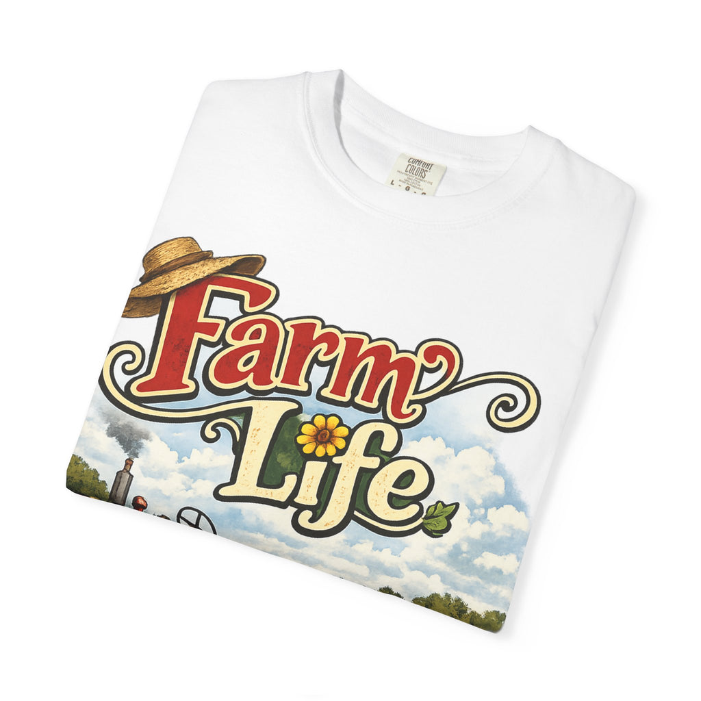 Farm Life T-Shirt — Vintage Tractor Country Graphic Tee