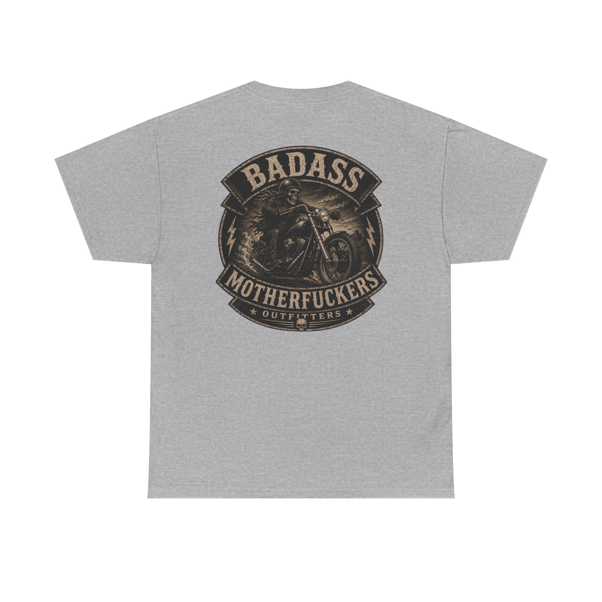 Badass Motherfu.... Bike Unisex Heavy Cotton Tee