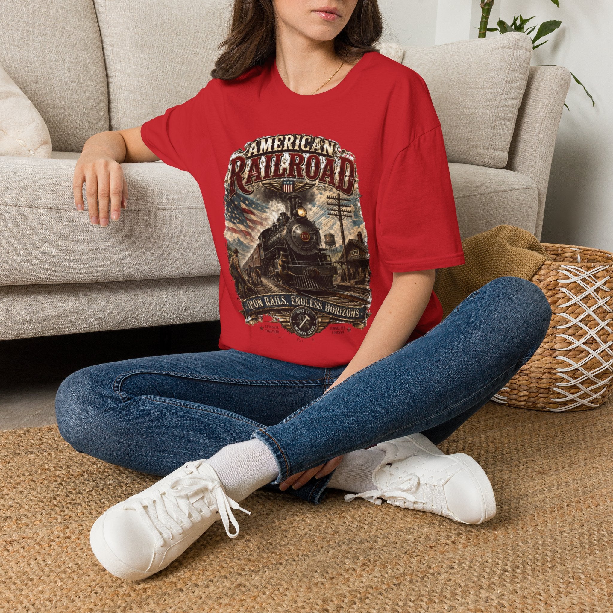 American Railroad Unisex Softstyle T-Shirt