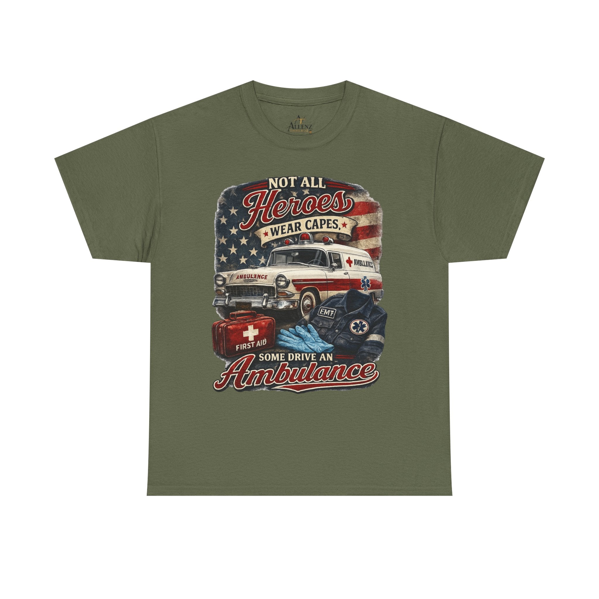 Ambulance Hero Unisex Heavy Cotton Tee