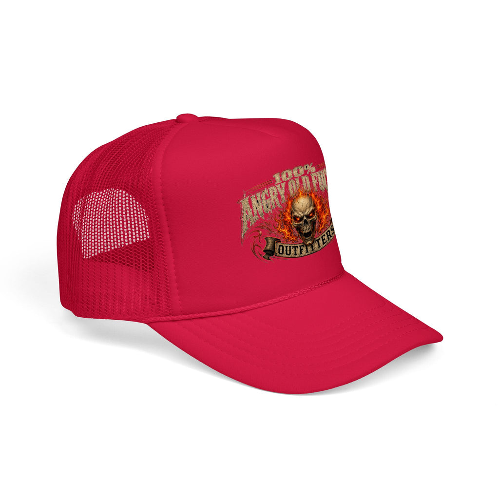 Foam Trucker Hat. 100% angry old man.