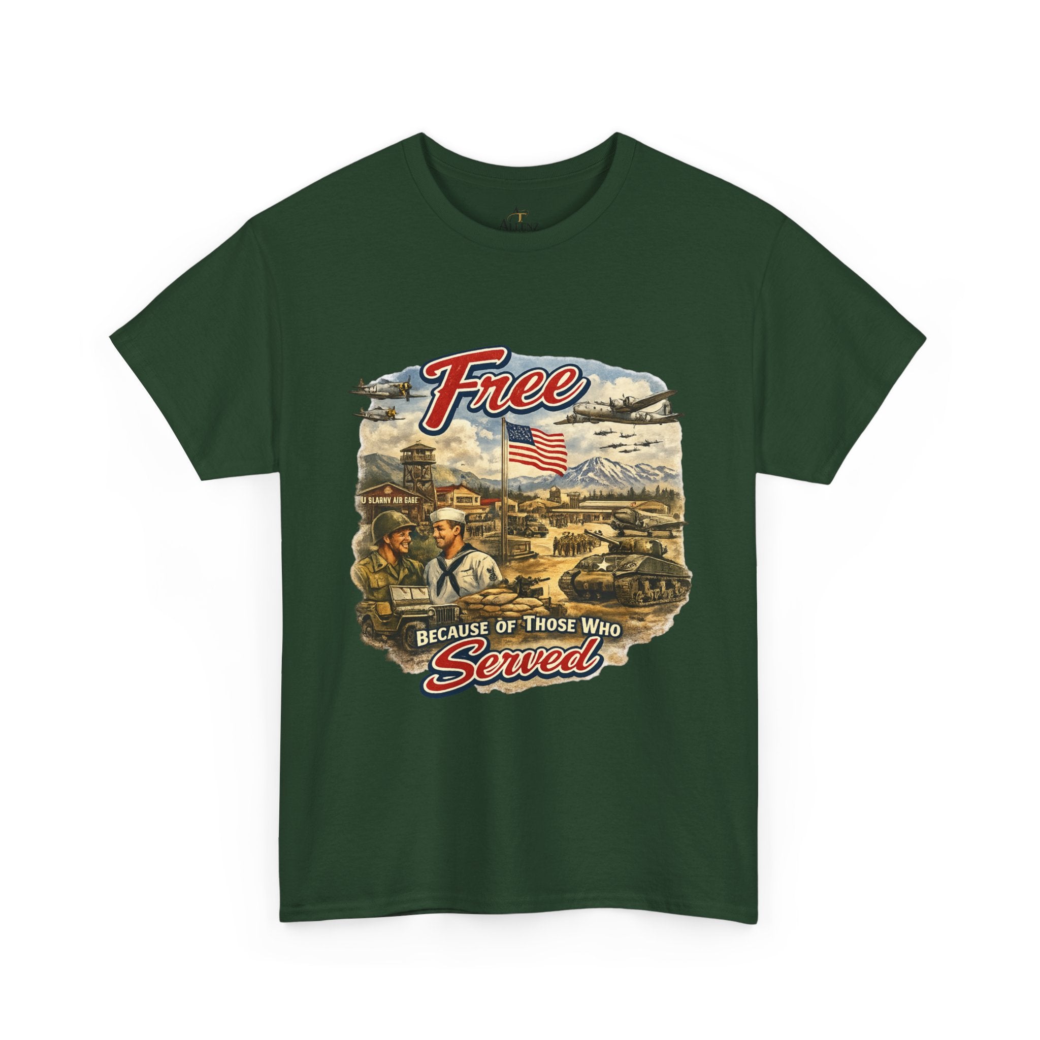 Unisex Heavy Cotton Tee - free because of who served