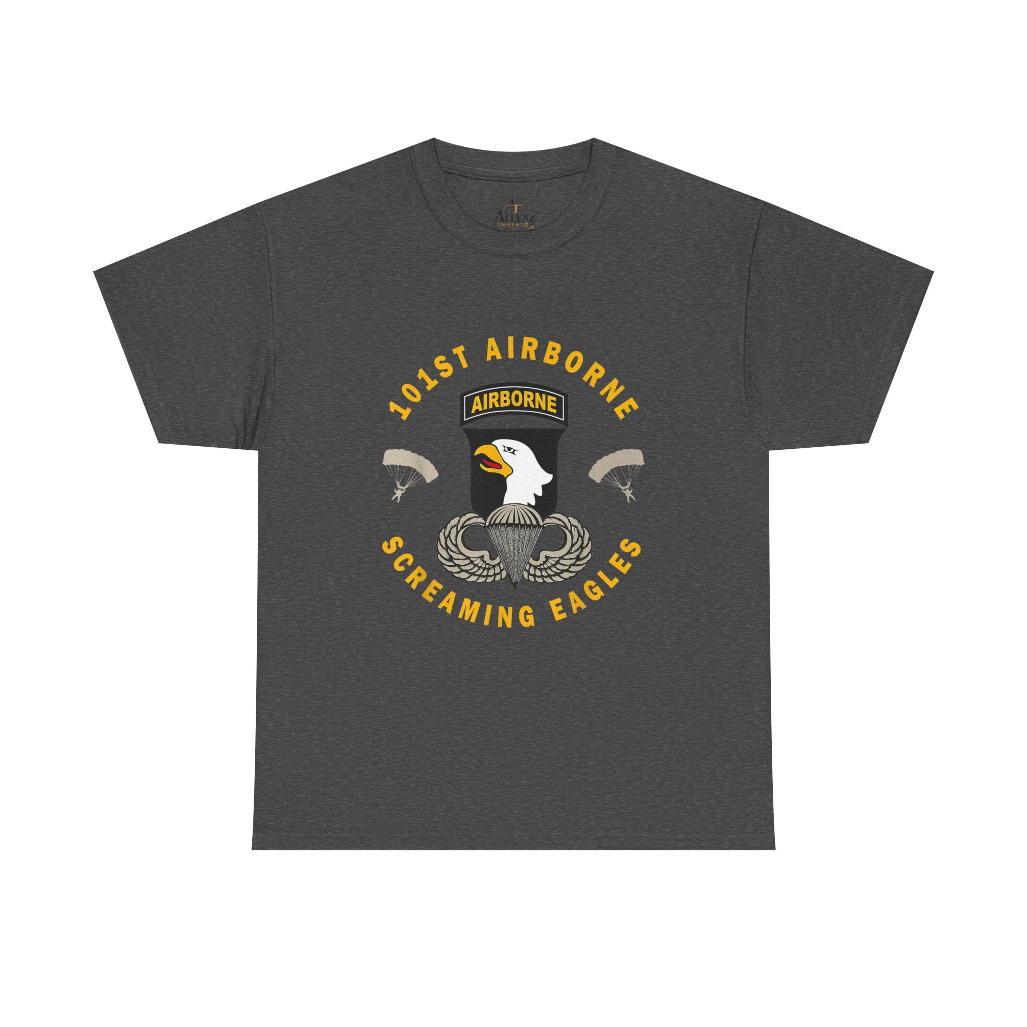 Unisex Heavy Cotton Tee 🦅 101st Airborne “Screaming Eagles” Veteran