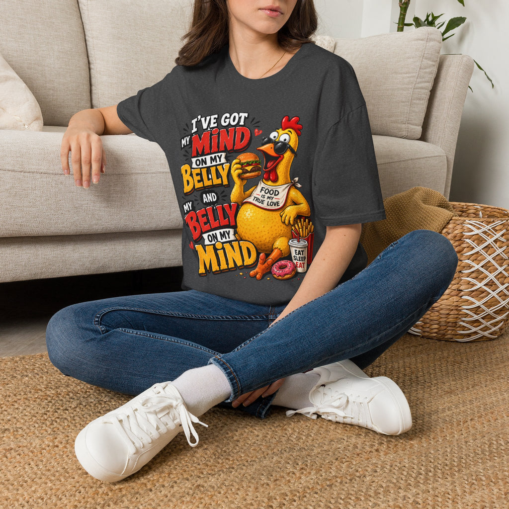 I've Got my Mind on My Belly Unisex Softstyle T-Shirt