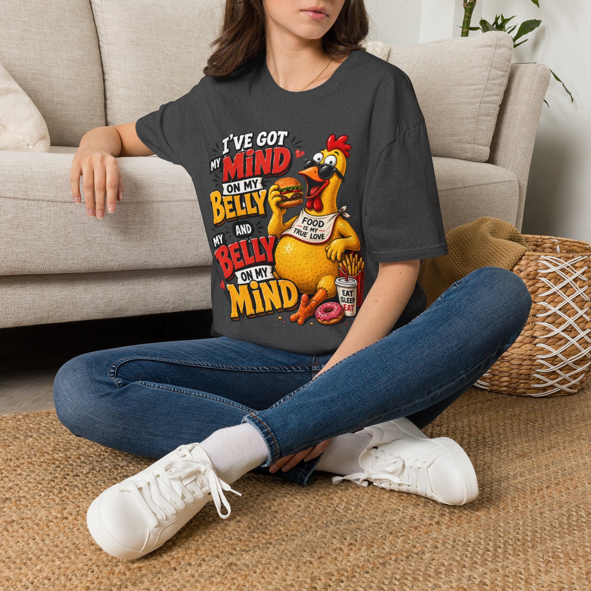 I've Got my Mind on My Belly Unisex Softstyle T-Shirt