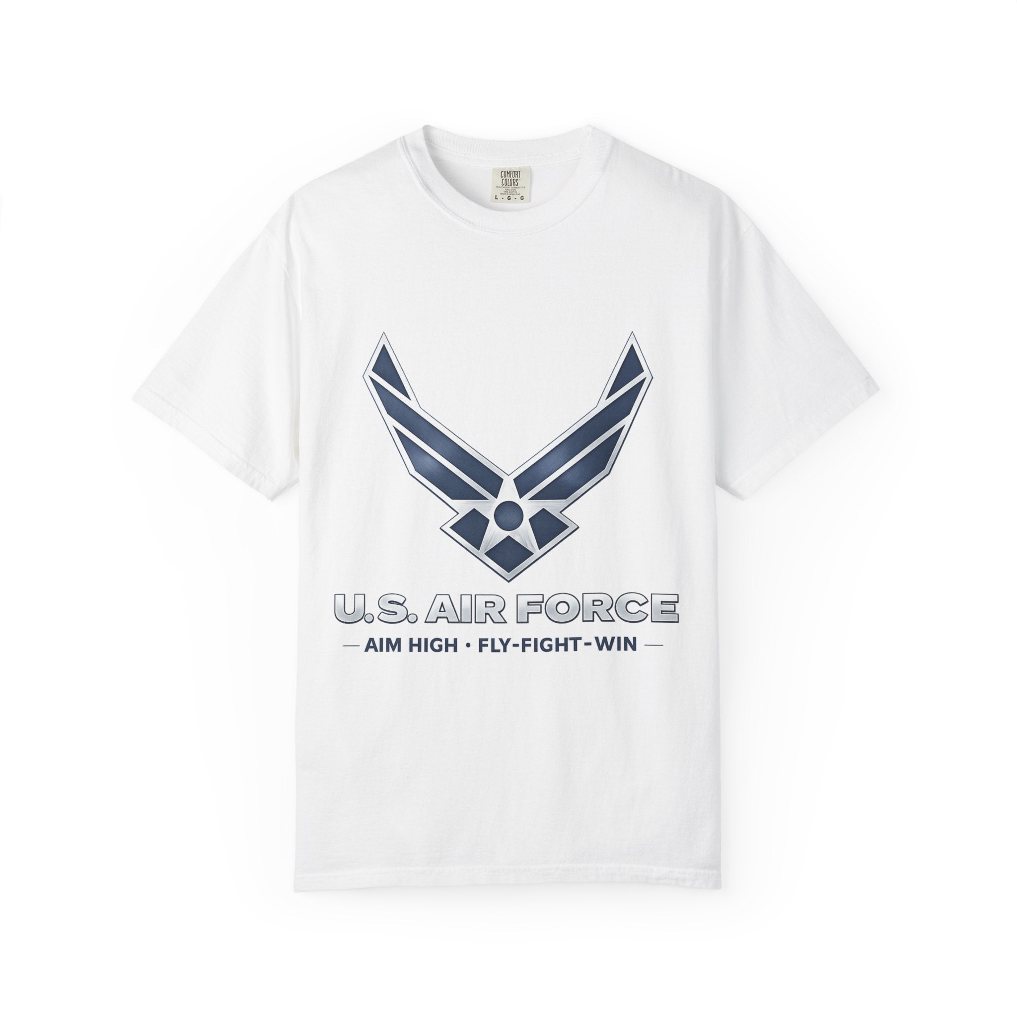 U.S. Air Force Logo T-Shirt — Aim High • Fly Fight Win