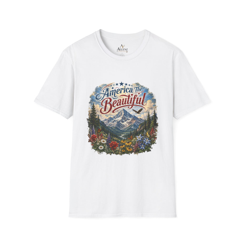 America the Beautiful Unisex Softstyle T-Shirt