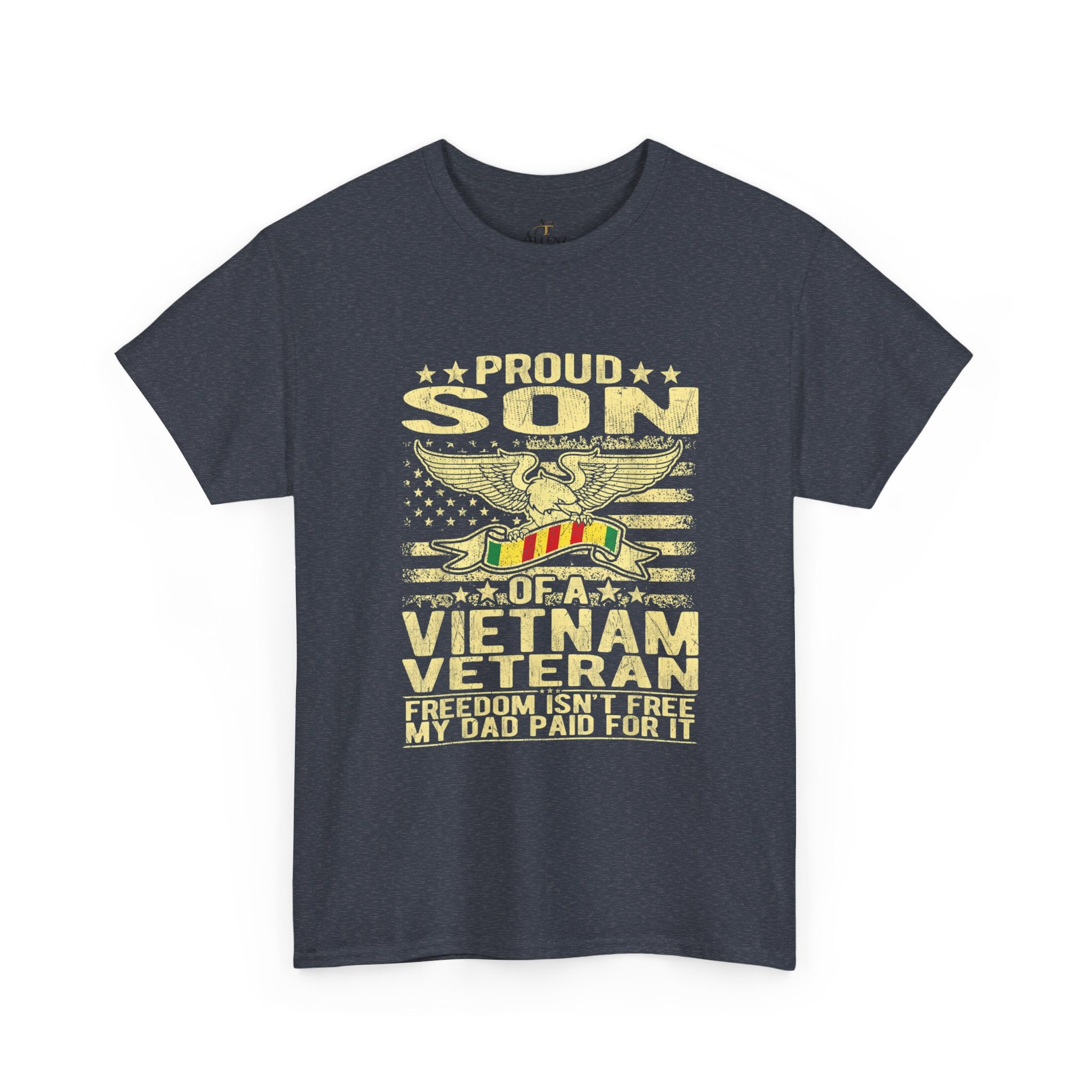 Unisex Heavy Cotton Tee  Proud Son of a Vietnam Veteran