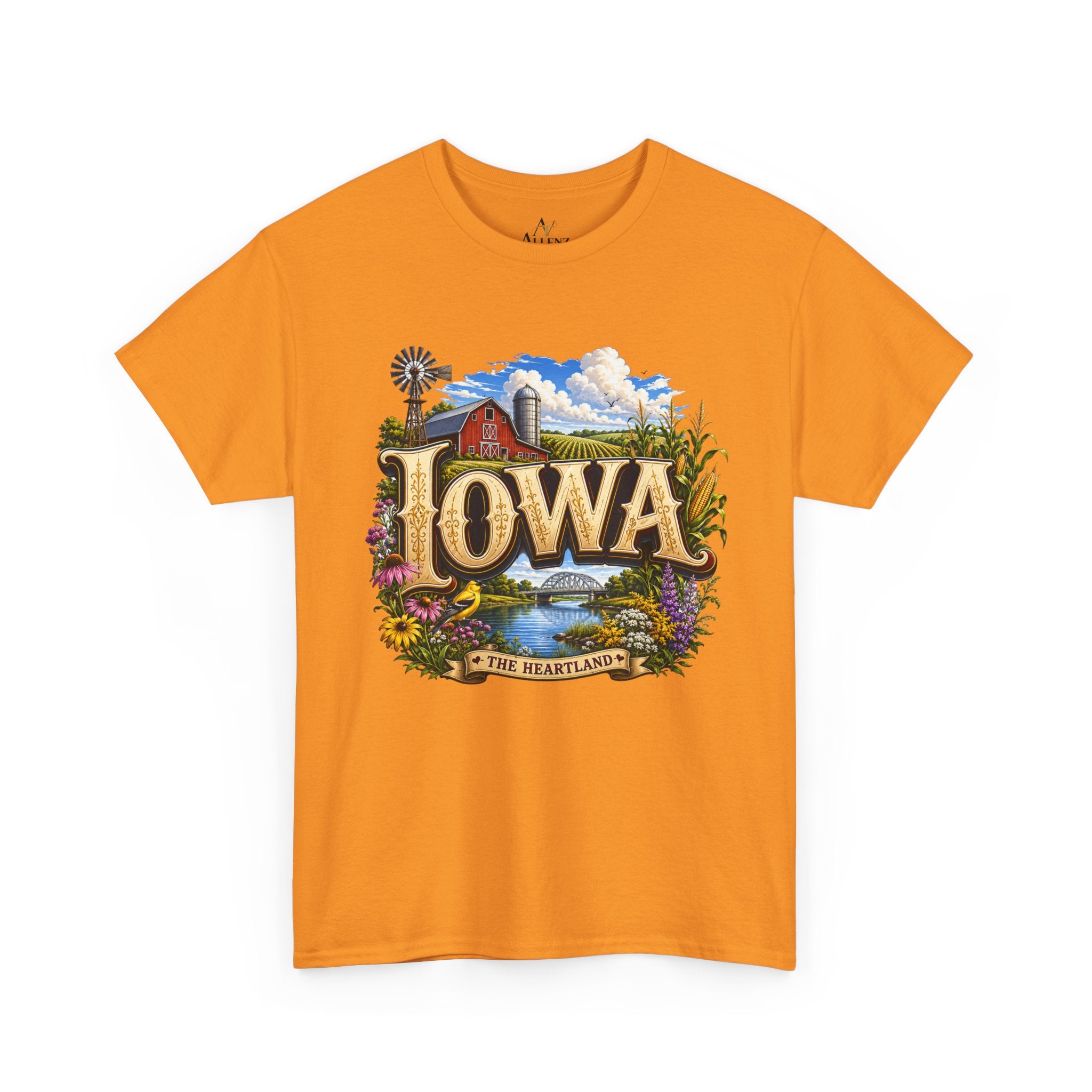 Unisex Heavy Cotton Tee 🌽 Iowa – America’s Heartland at Its Finest 🌽