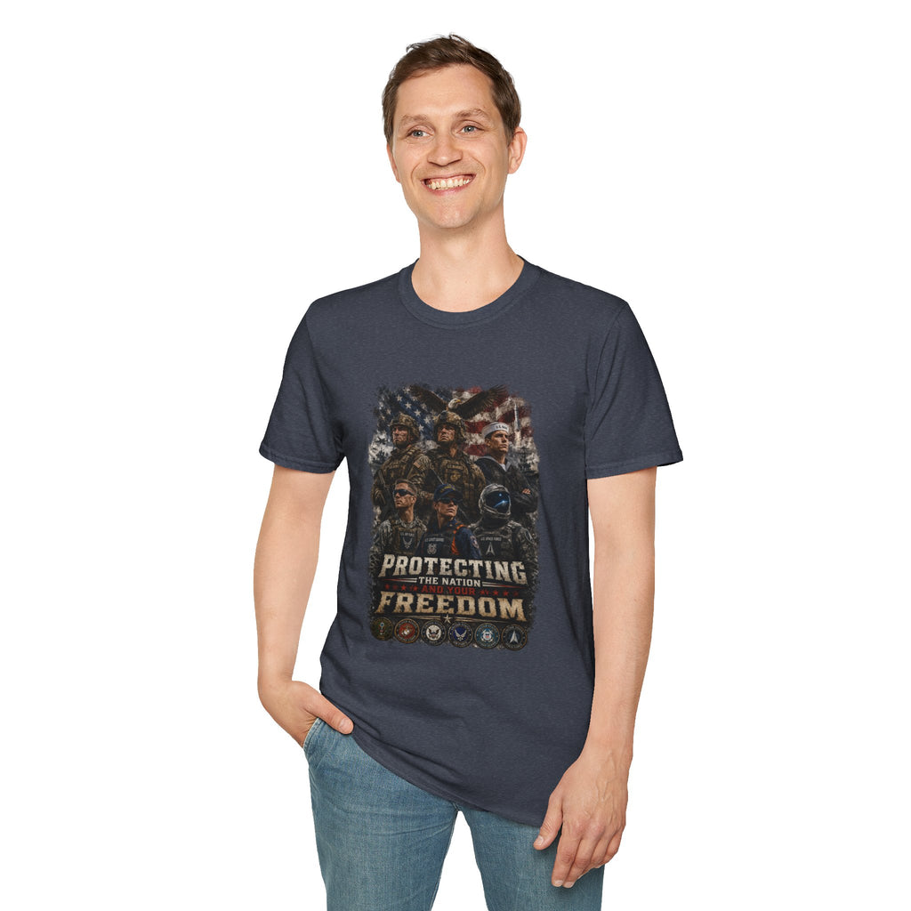 Protecting the Nation Unisex Softstyle T-Shirt