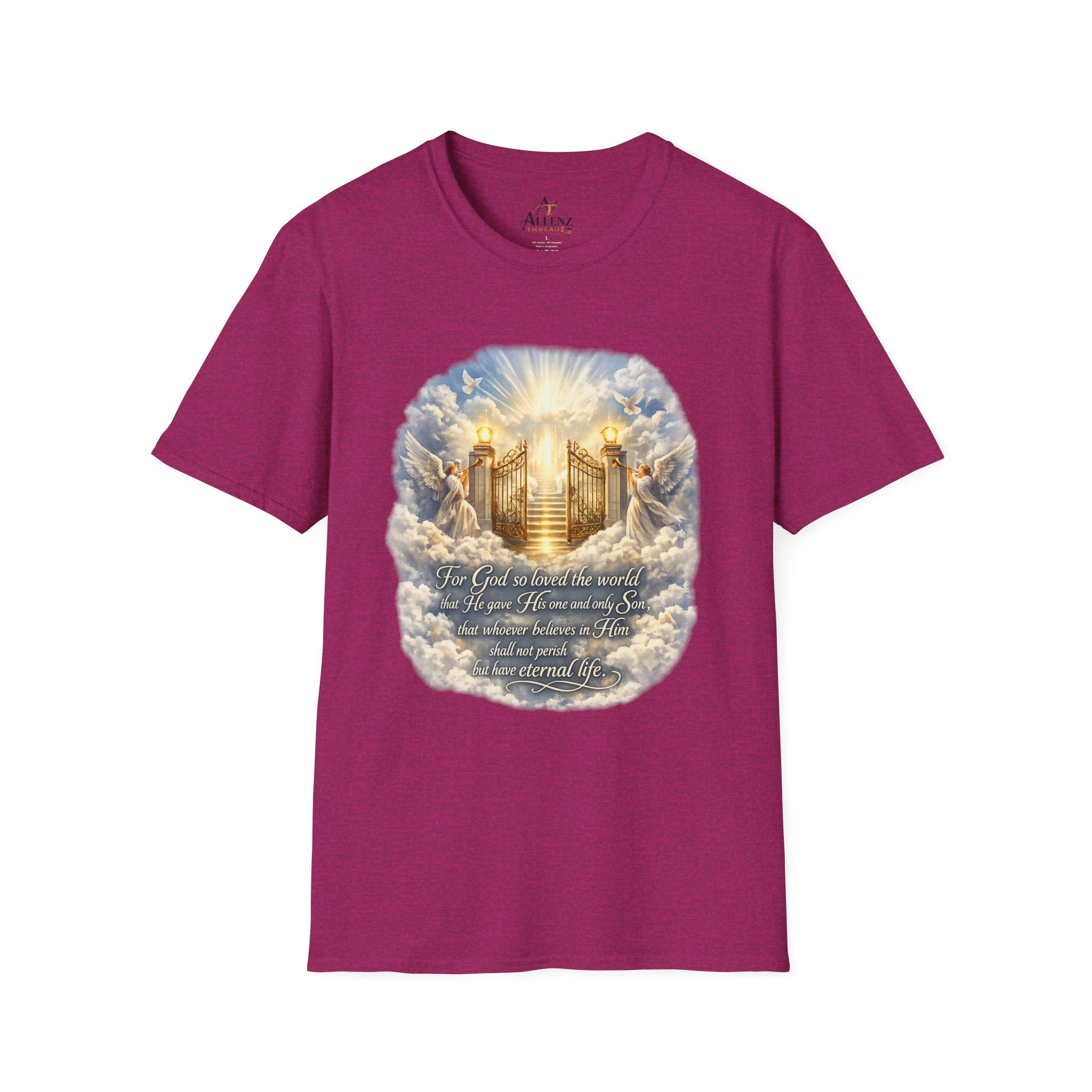 Heavenly Gates T‑Shirt — Inspirational Christian Faith Graphic Tee