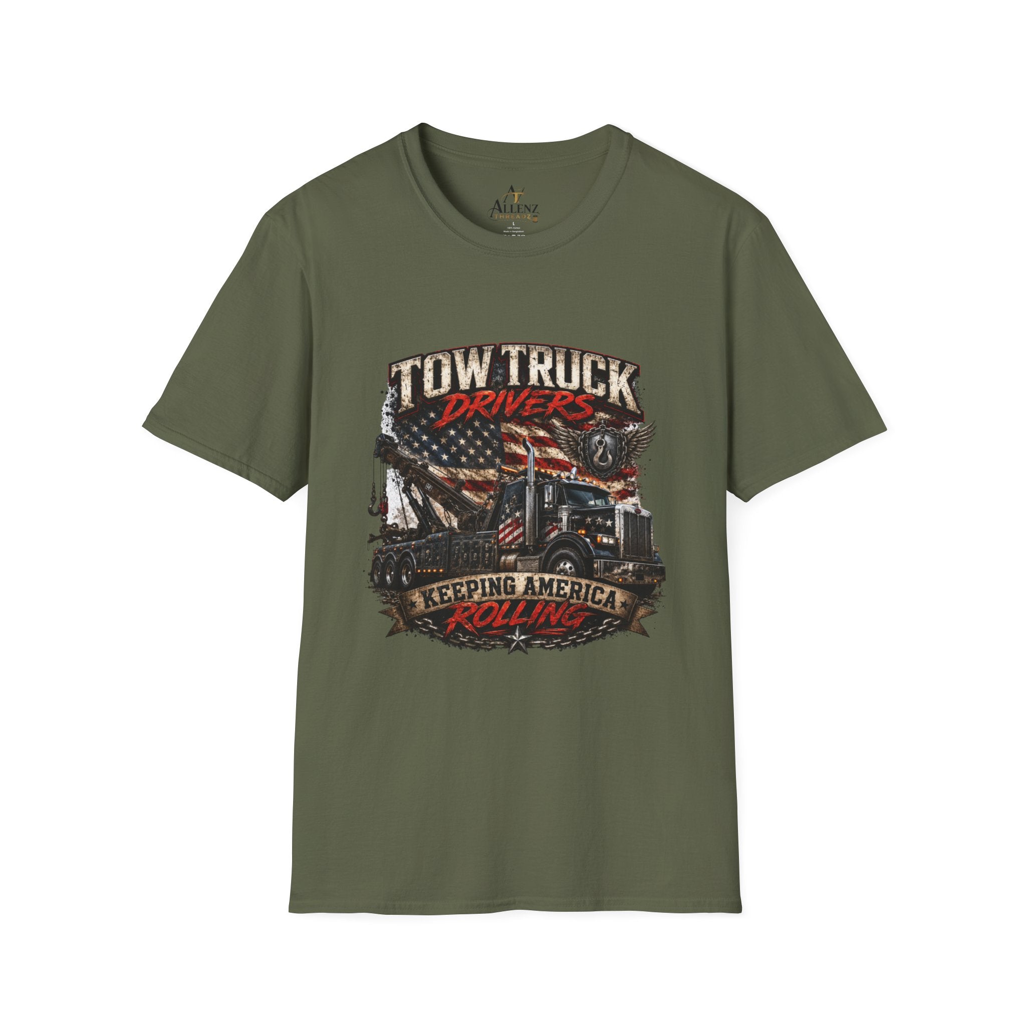Tow Truck Driver Unisex Softstyle T-Shirt