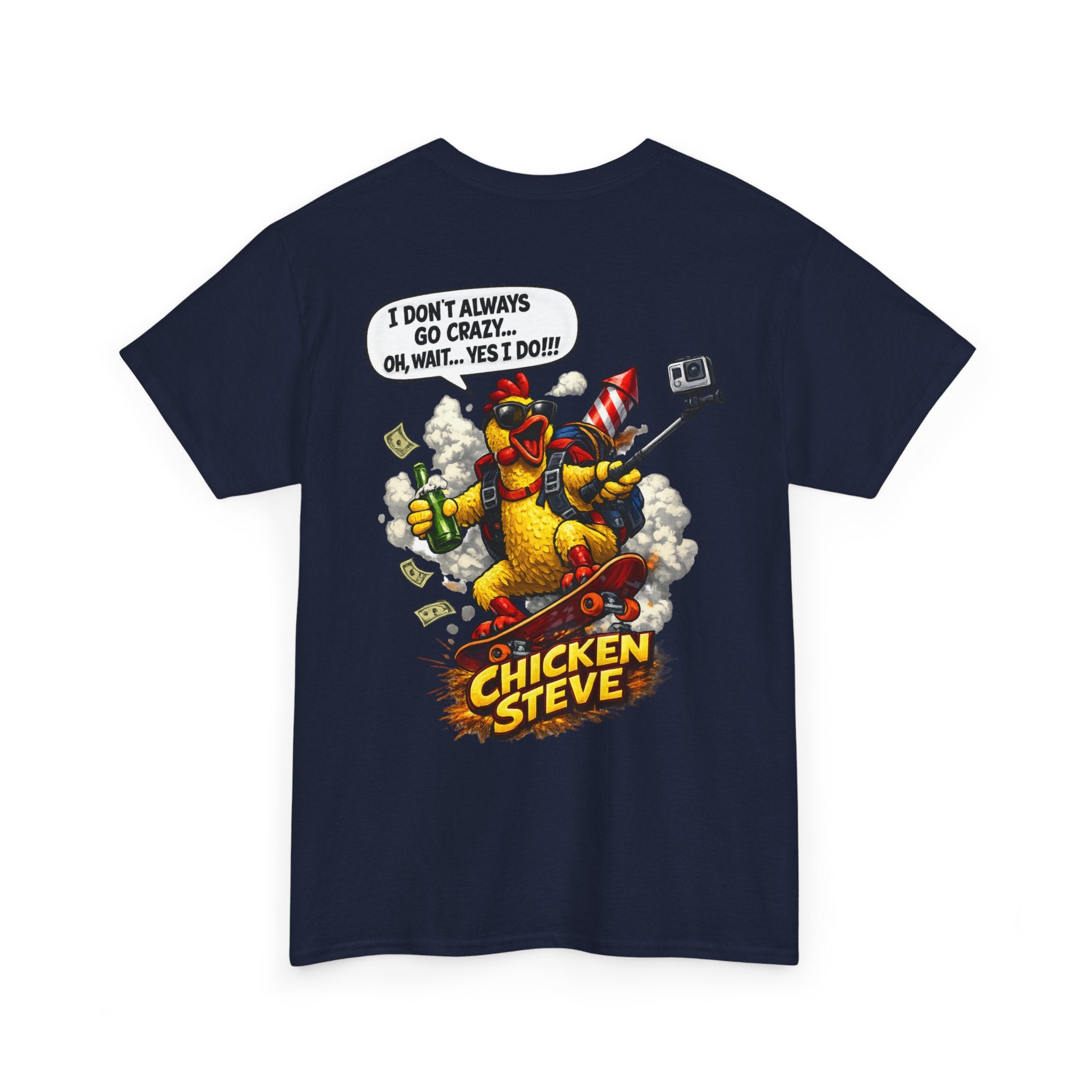 Unisex Heavy Cotton Tee    Chicken Steve's Adventures