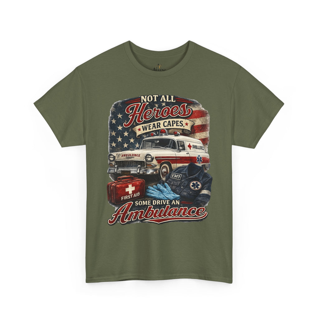 Ambulance Hero Unisex Heavy Cotton Tee