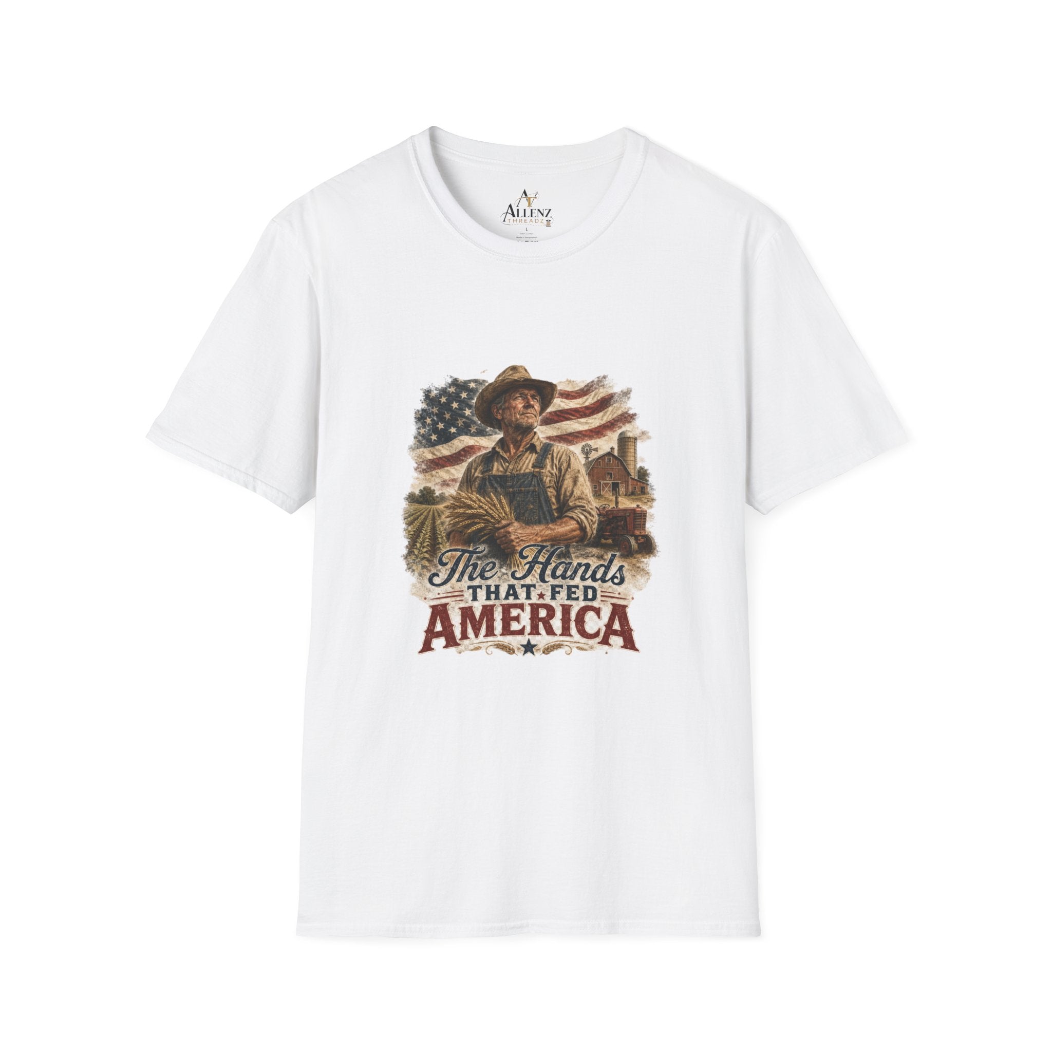 The Hands that fed America Unisex Softstyle T-Shirt