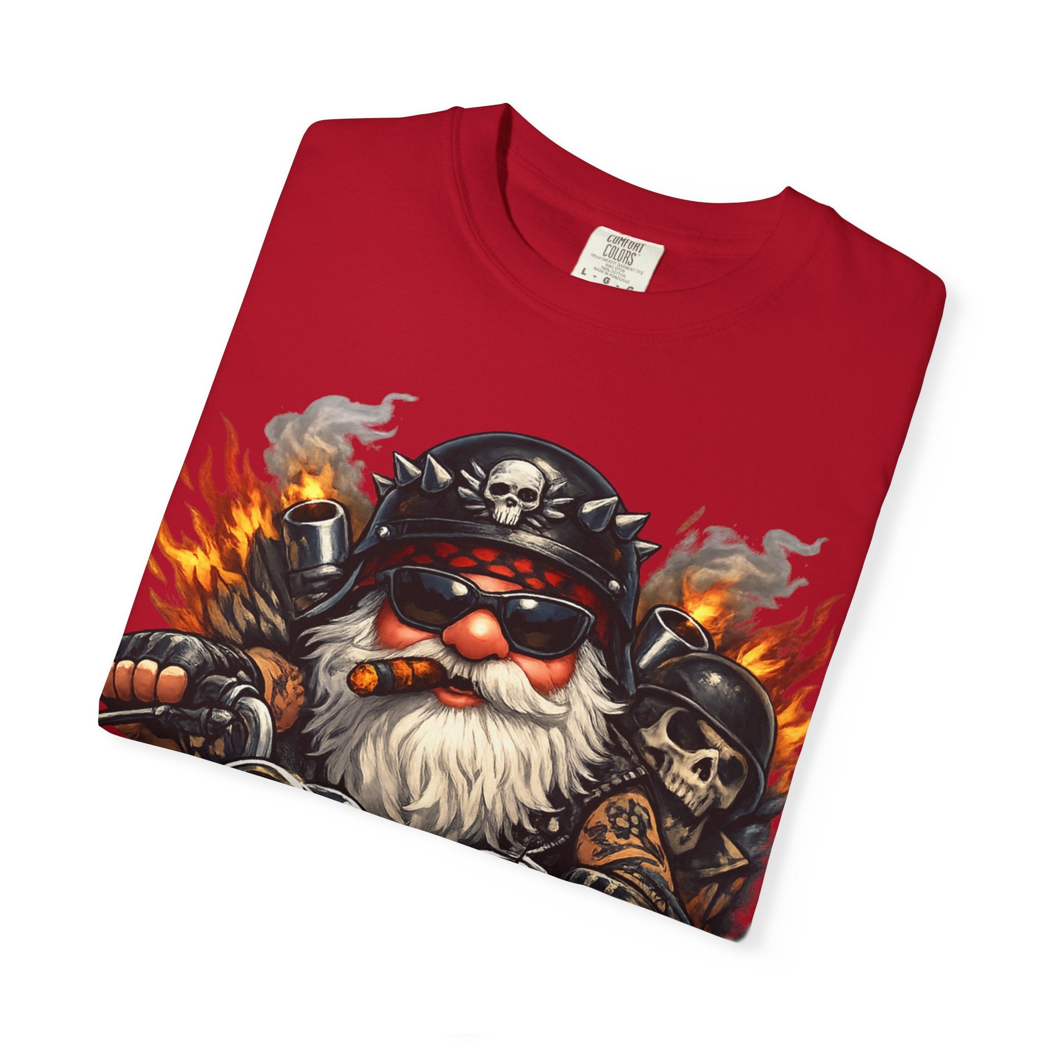 Biker Life T-Shirt — Vintage Gnome Motorcycle Graphic Tee