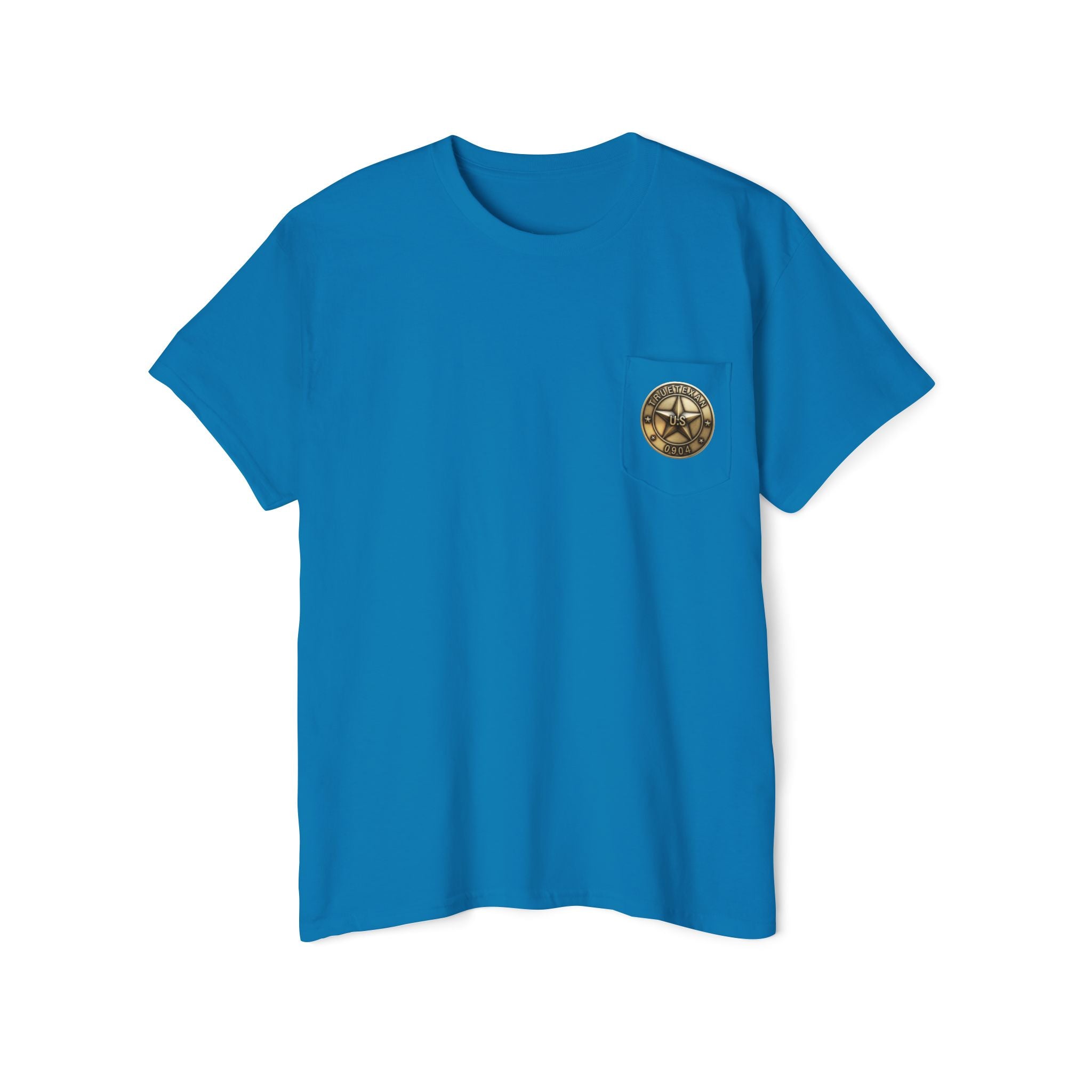 True Texan Scare Bear  Unisex Heavy Cotton Pocket Tee
