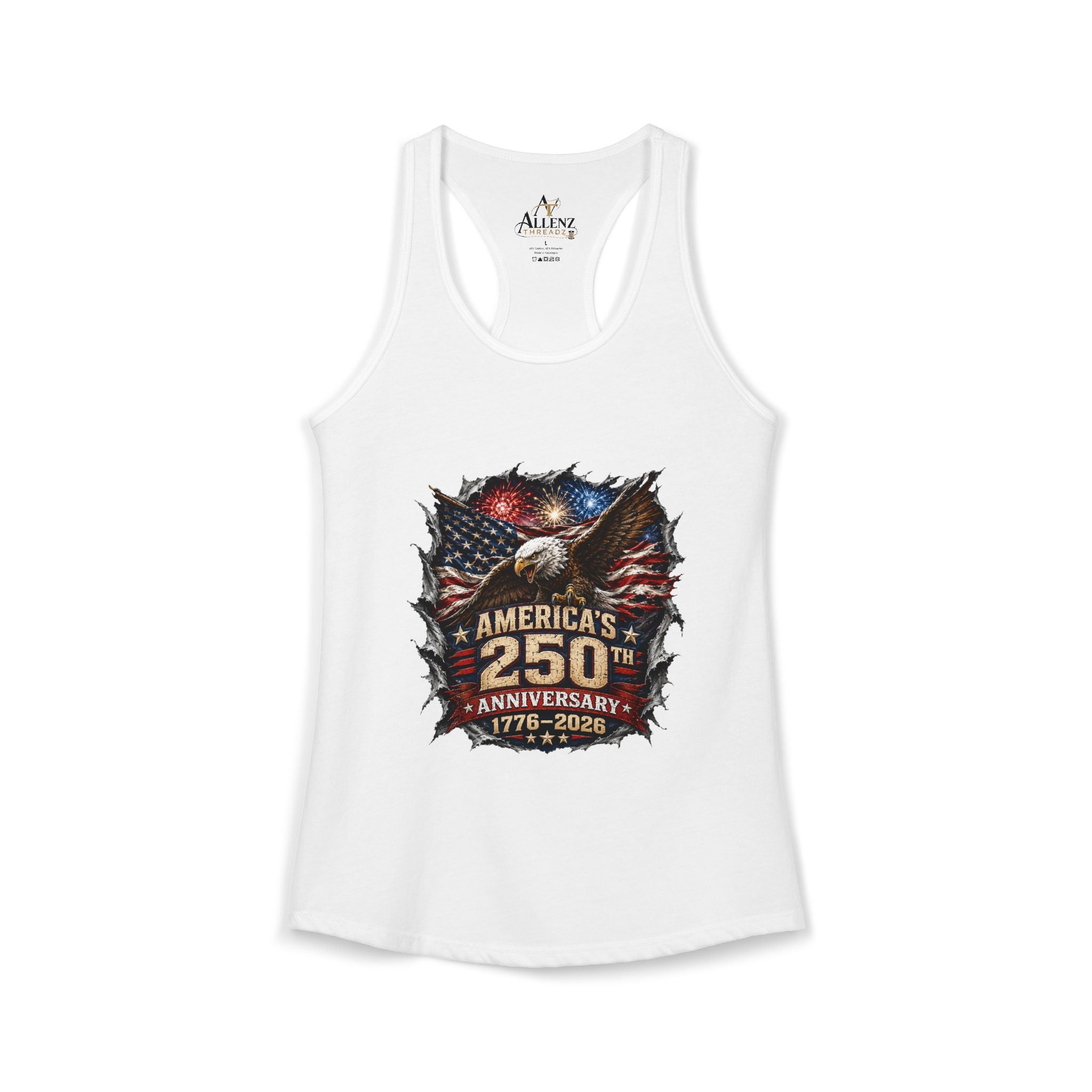 Americas 250th Anniversary Women's Ideal Racerback Tank