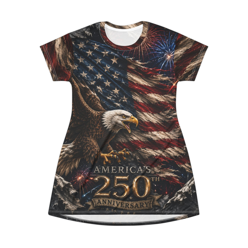 America's 250th Women's T-Shirt Dress (AOP)