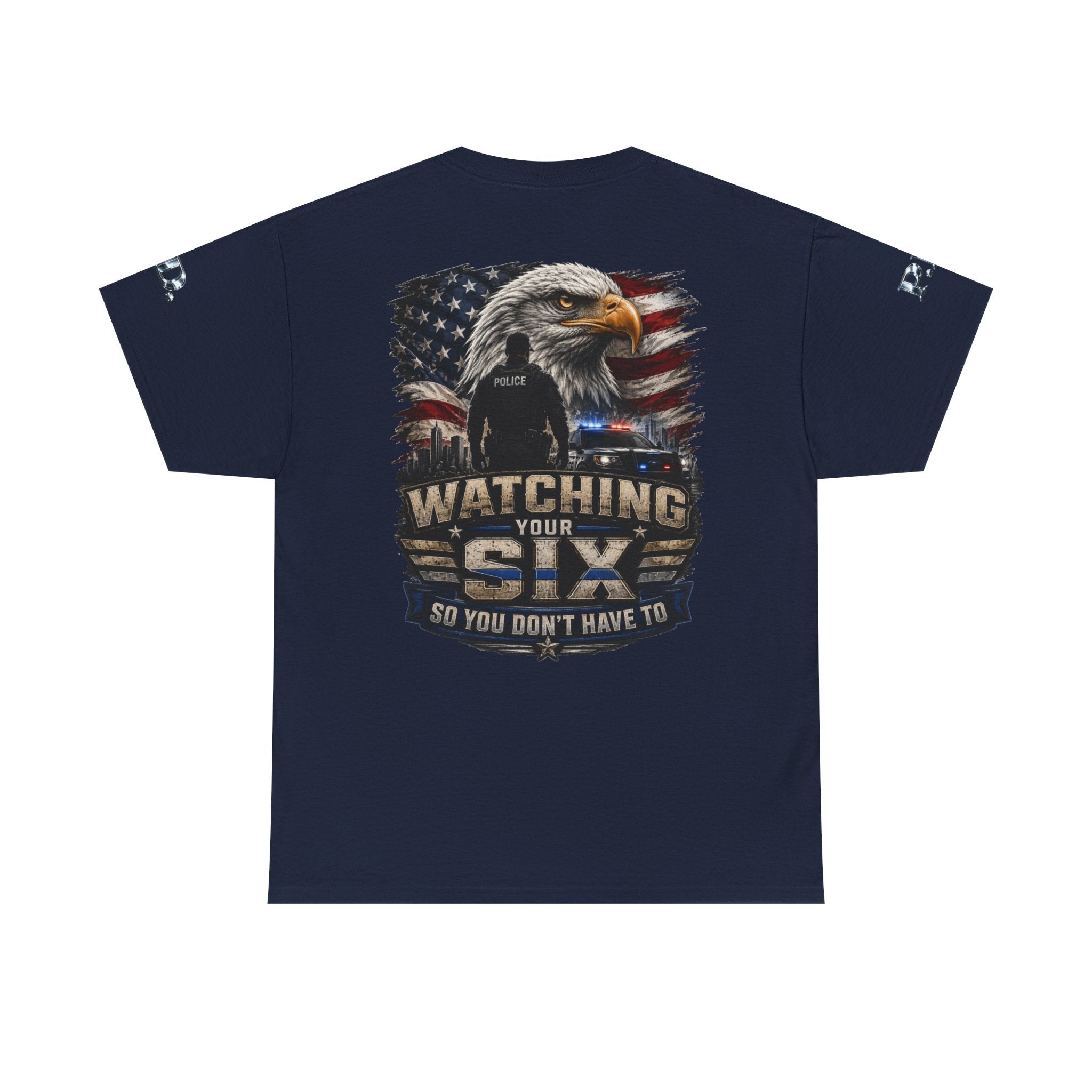 Watching Your Six Unisex Heavy Cotton Tee