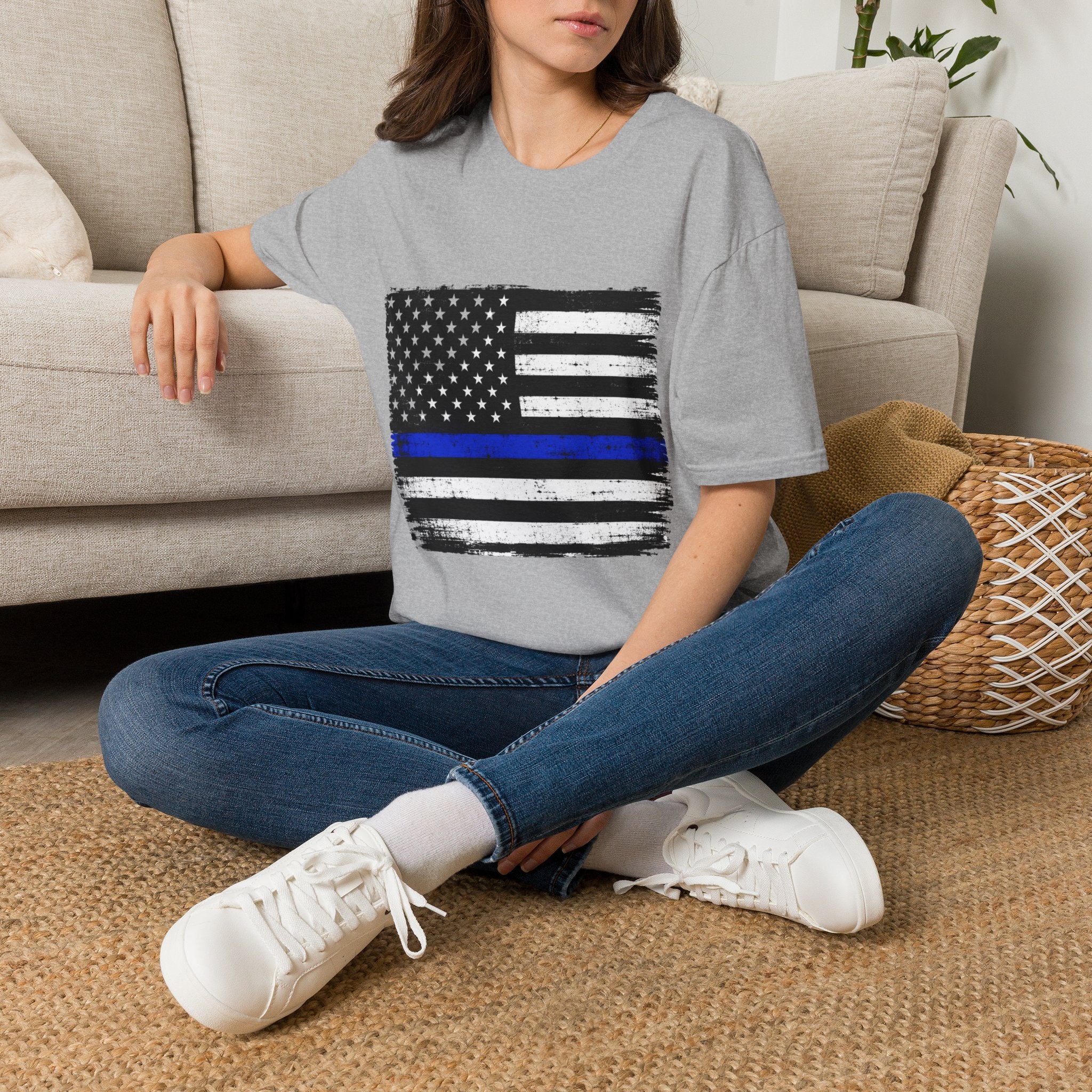 Thin Blue Line Unisex Softstyle T-Shirt