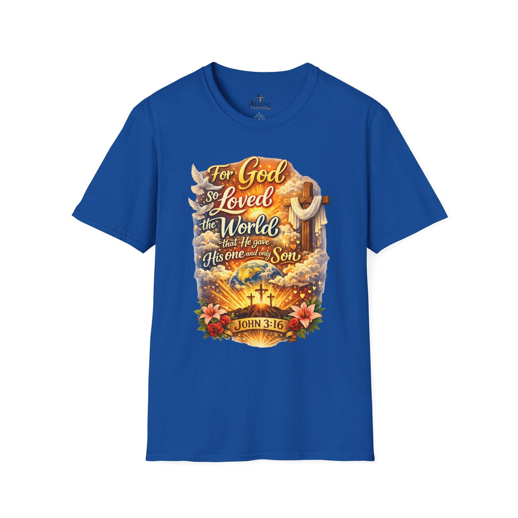 For God So Loved The World Unisex Softstyle T-Shirt
