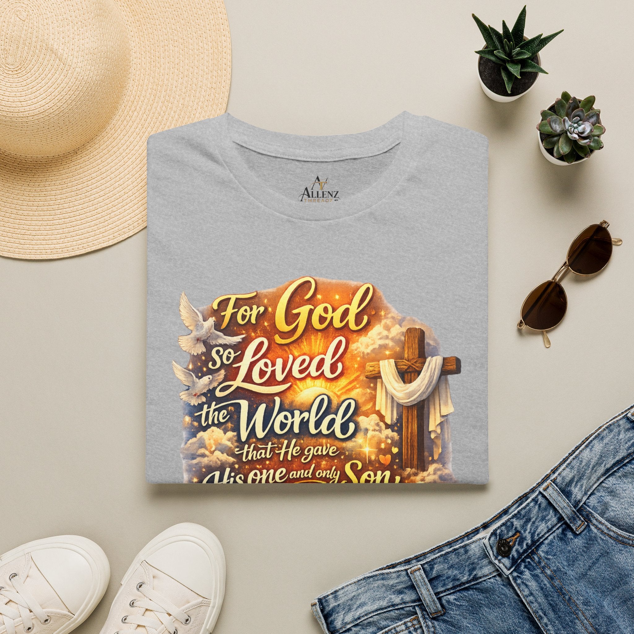 For God So Loved The World Unisex Softstyle T-Shirt