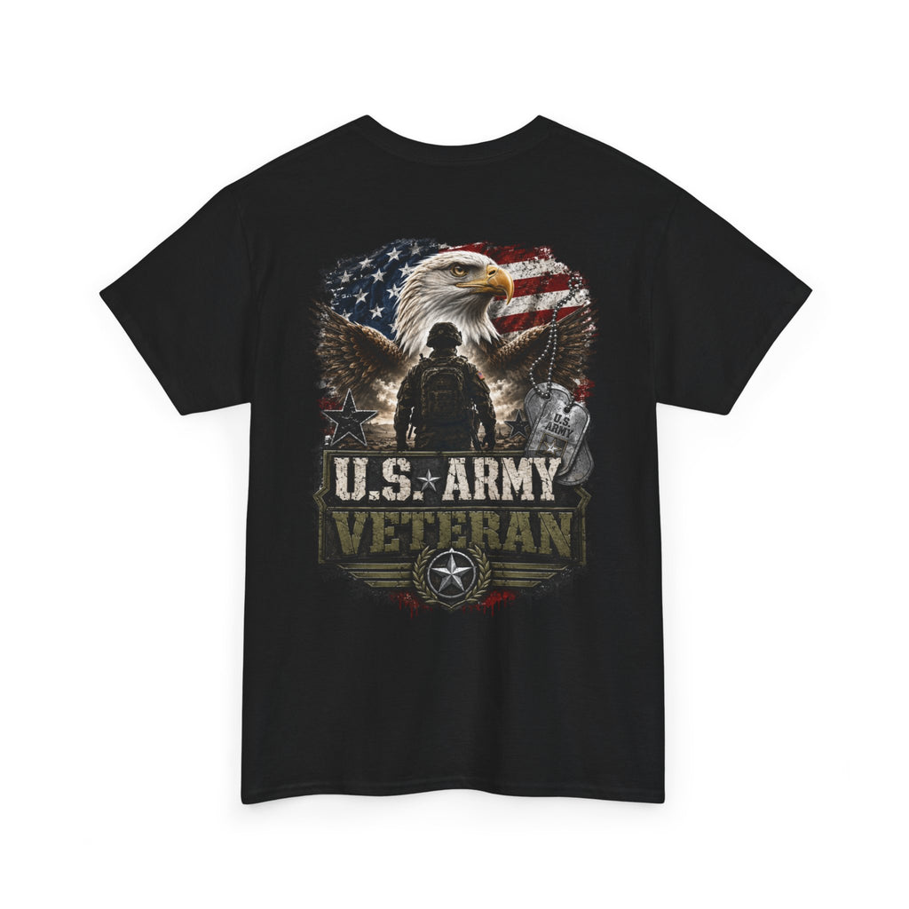 Army Veteran Unisex Heavy Cotton Tee