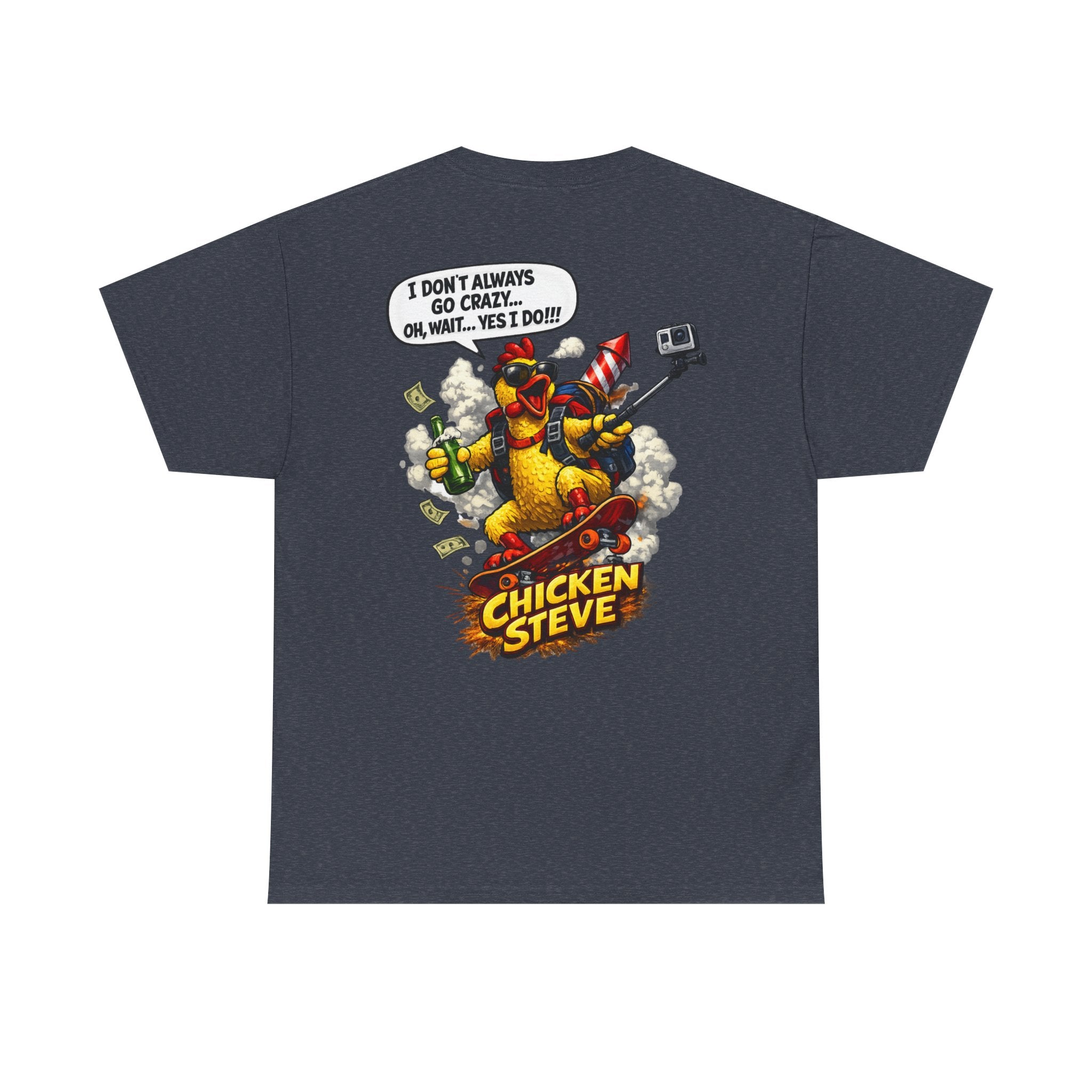 Unisex Heavy Cotton Tee    Chicken Steve's Adventures