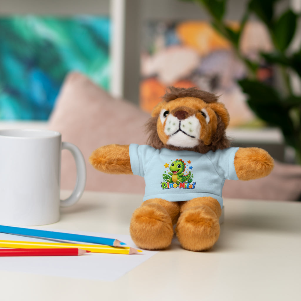 Kids Stuffed Animal with Dino-Mite T-Shirt