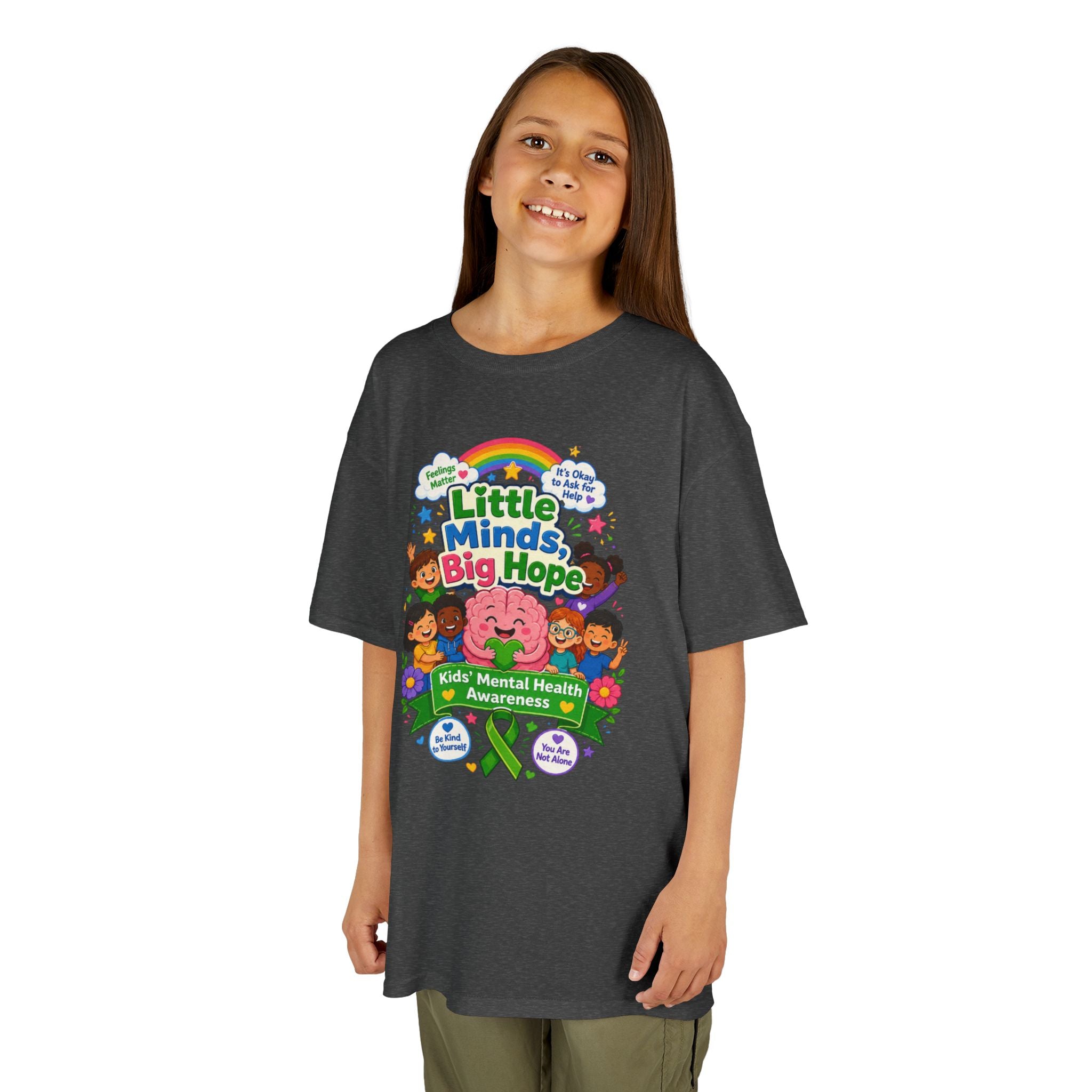 Little Minds Mental Health Kids Heavy Cotton™ Tee