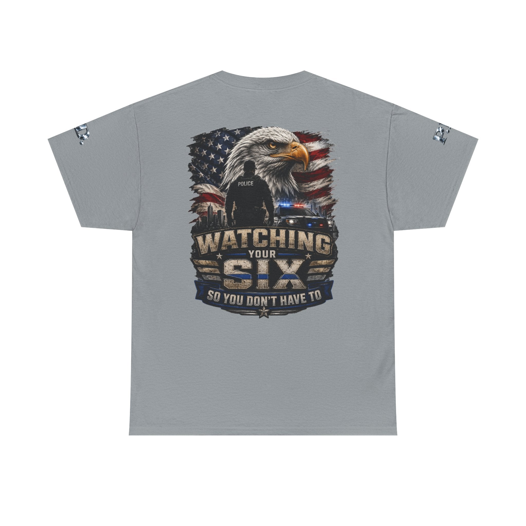 Watching Your Six Unisex Heavy Cotton Tee