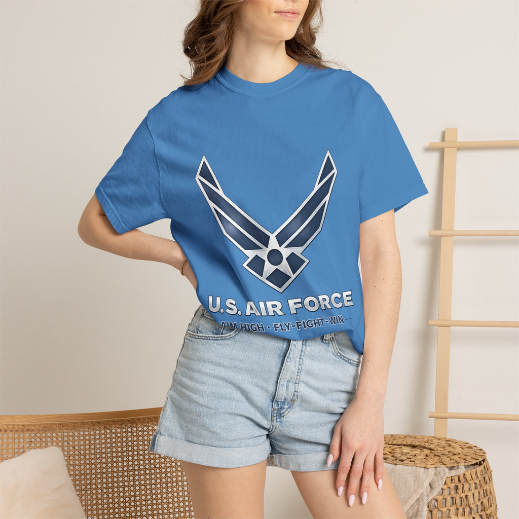 U.S. Air Force Logo T-Shirt — Aim High • Fly Fight Win