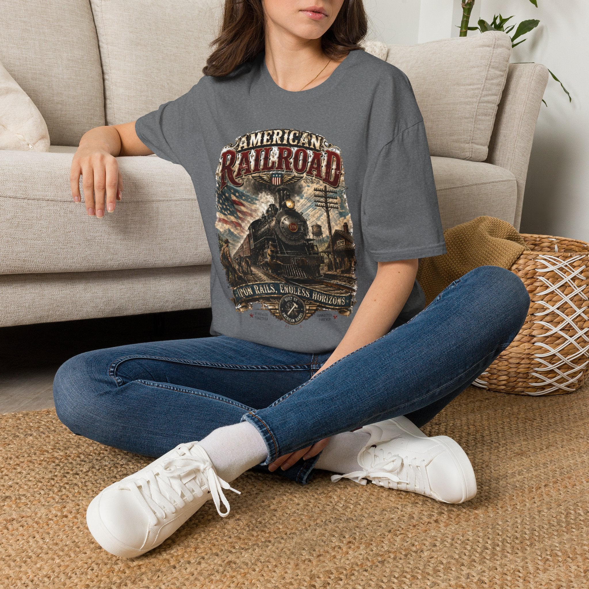 American Railroad Unisex Softstyle T-Shirt