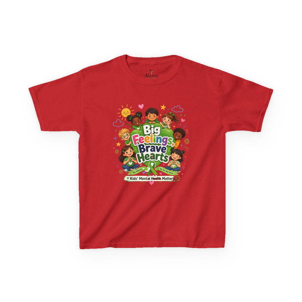 Brave Hearts Mental Health Kids Heavy Cotton™ Tee