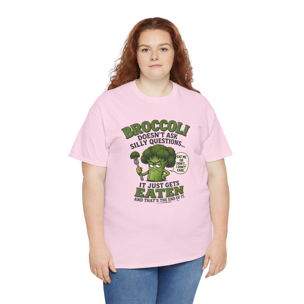 Broccoli head Unisex Heavy Cotton Tee