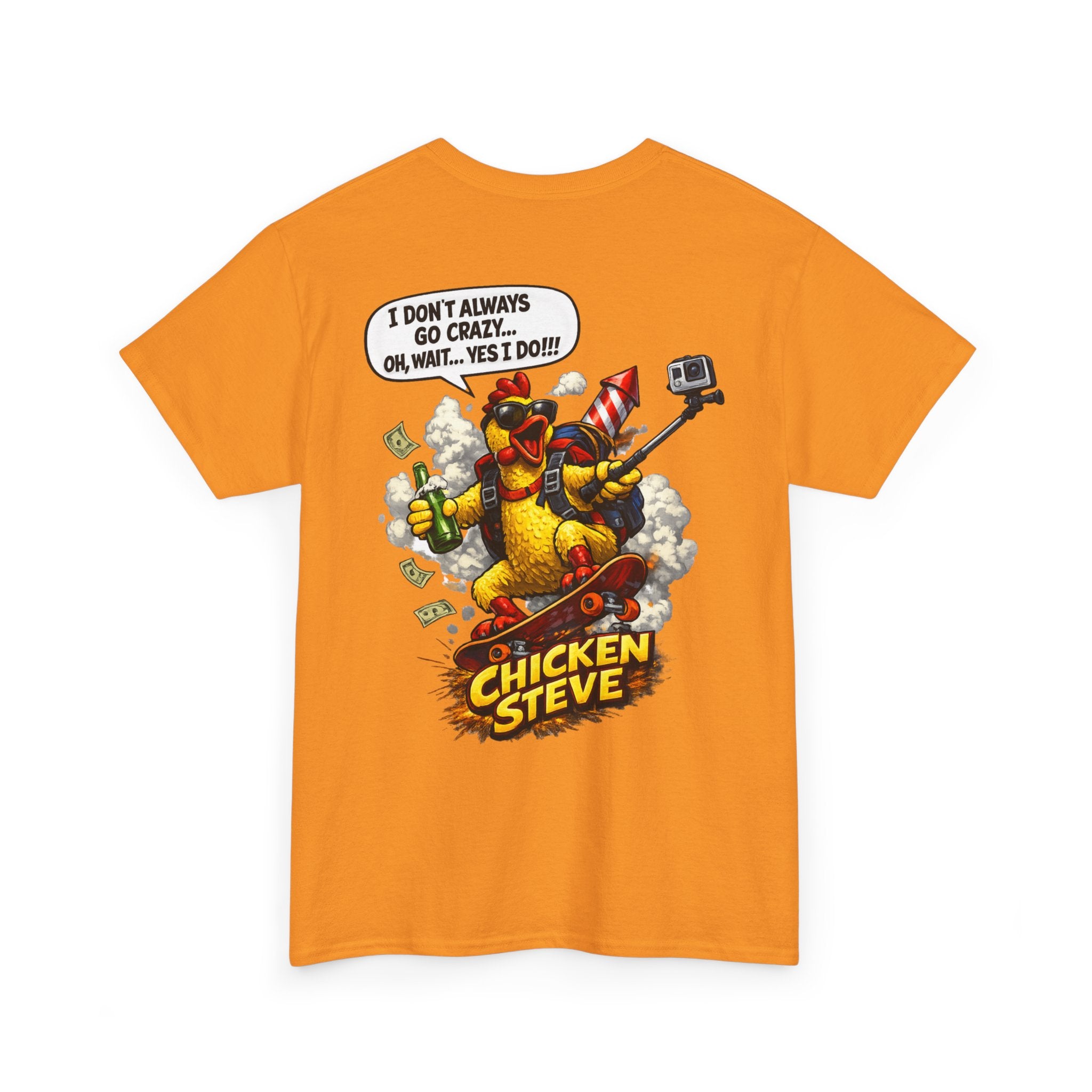 Unisex Heavy Cotton Tee    Chicken Steve's Adventures