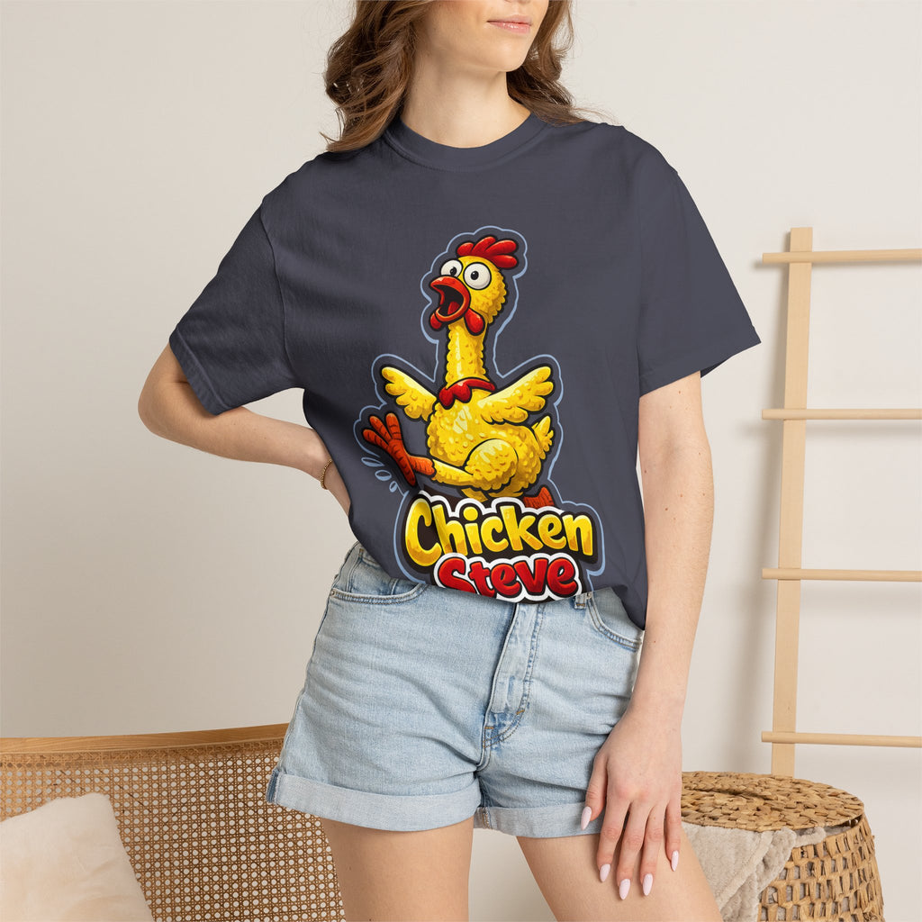 Chicken Steve T-Shirt — Funny Cartoon Chicken Graphic Tee