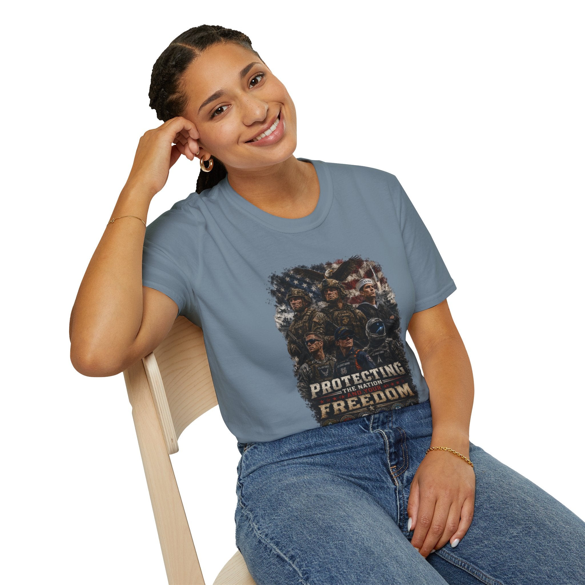 Protecting the Nation Unisex Softstyle T-Shirt