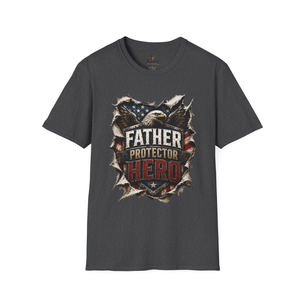 Father Protector Hero Unisex Softstyle T-Shirt