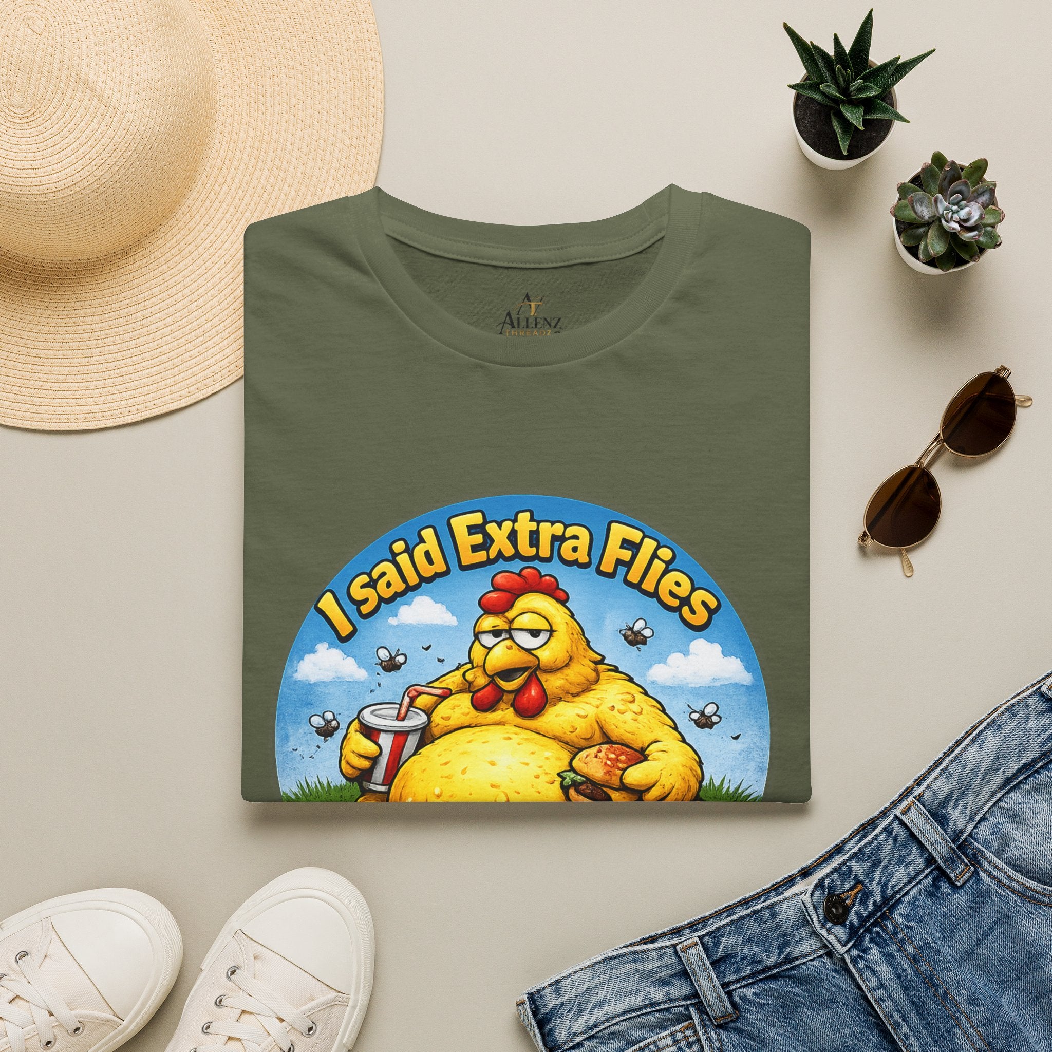 🍔 “I Said Extra Flies, Not Exercise!” 🍔