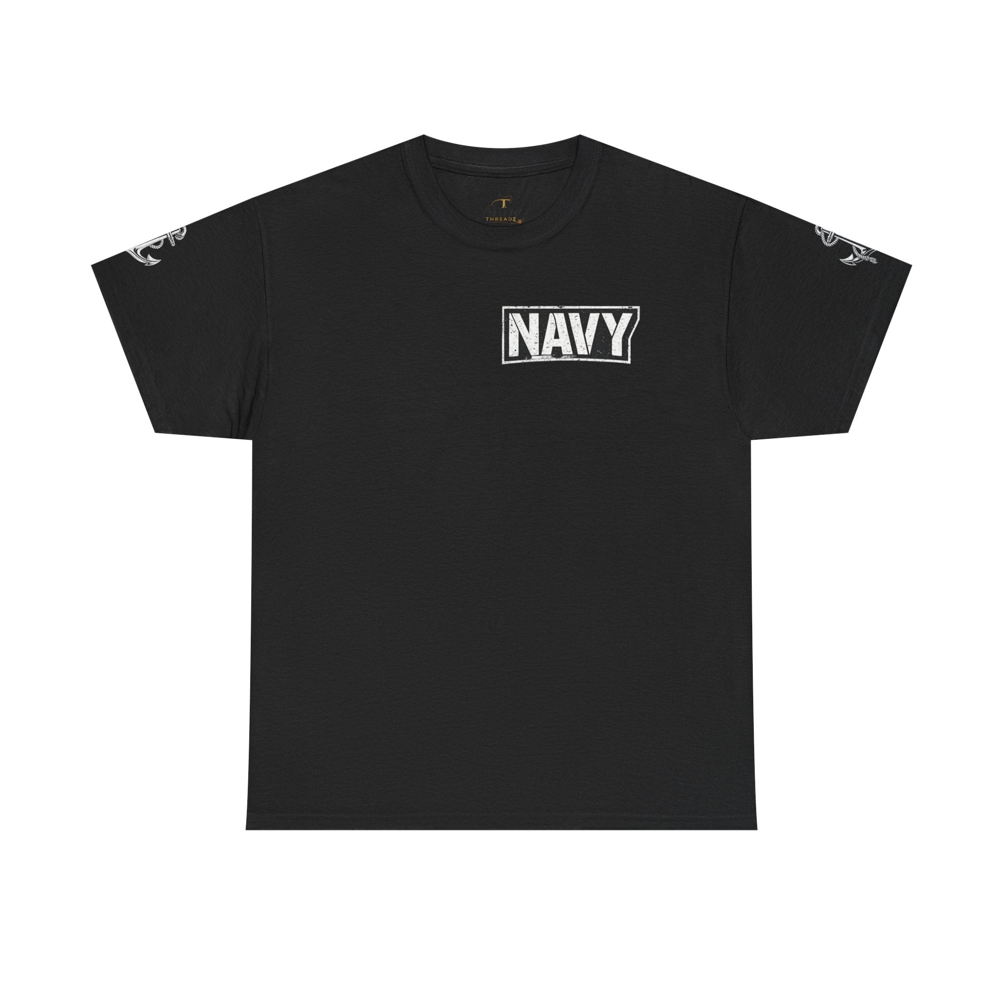 Unisex Heavy Cotton Tee⚓ “I’m A Grumpy Old Navy Veteran” Funny Veteran Shirt ⚓