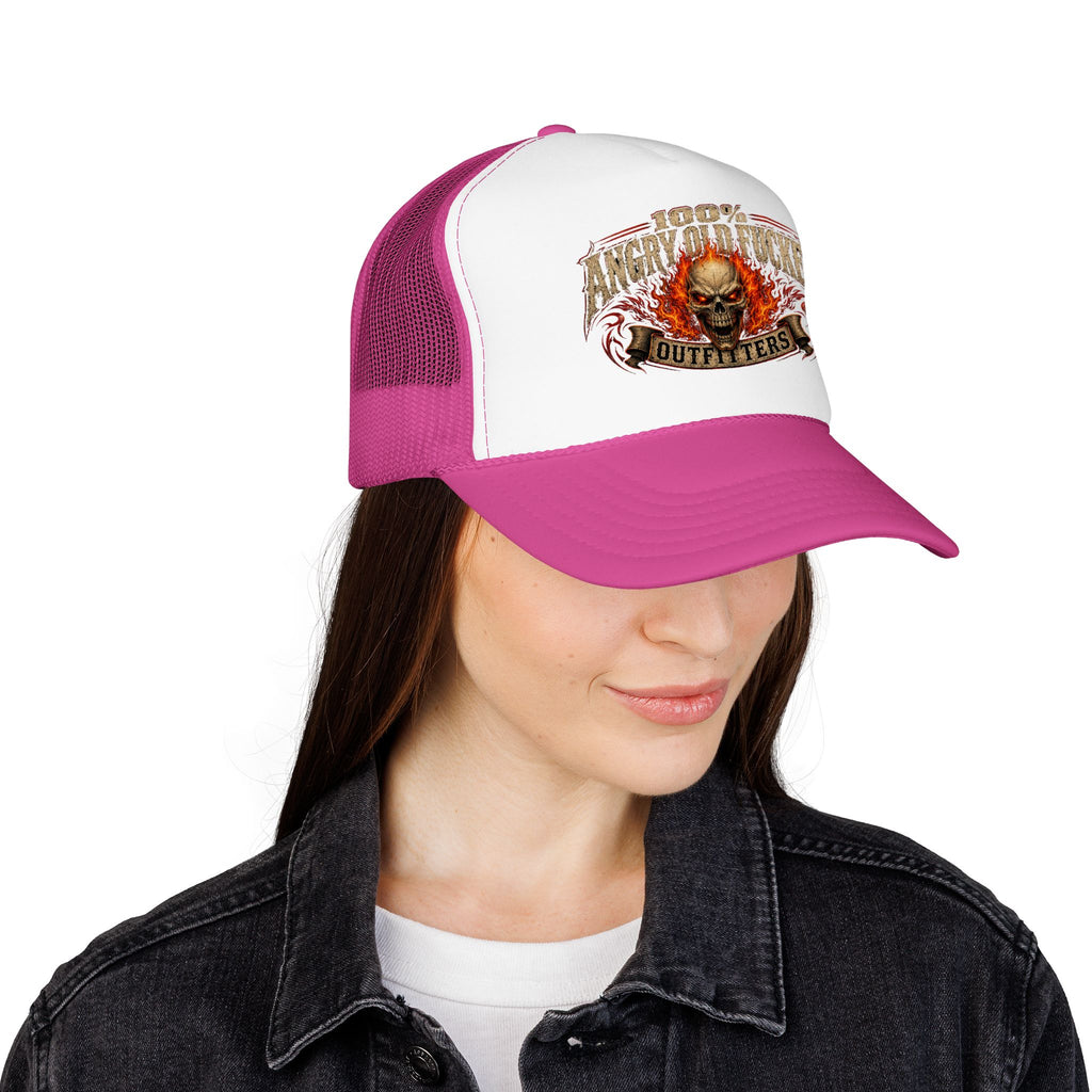 Foam Trucker Hat. 100% angry old man.