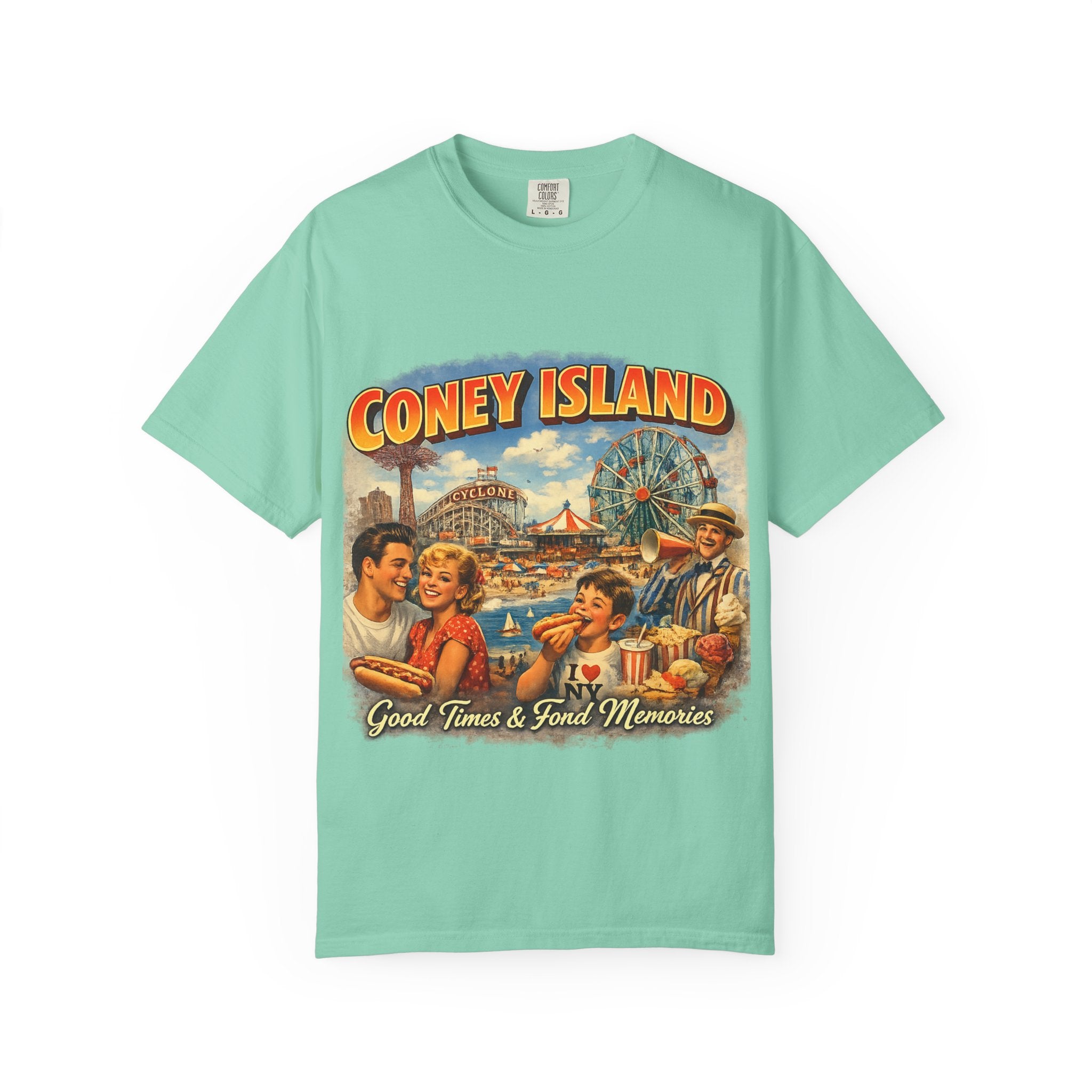 Coney Island Retro Graphic T-Shirt — "Good Times & Fond Memories"