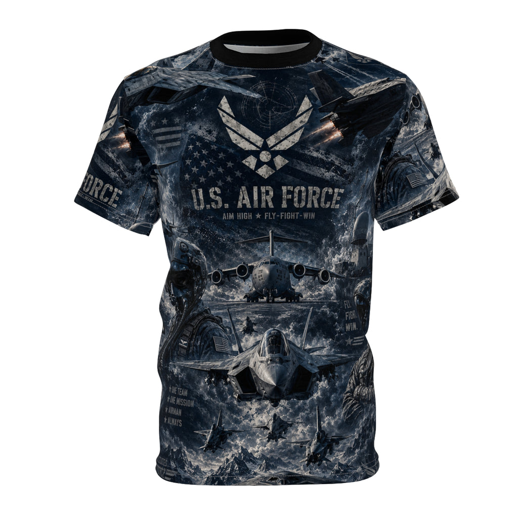 Unisex AIR FORCE Cut and Sew Tee (AOP)