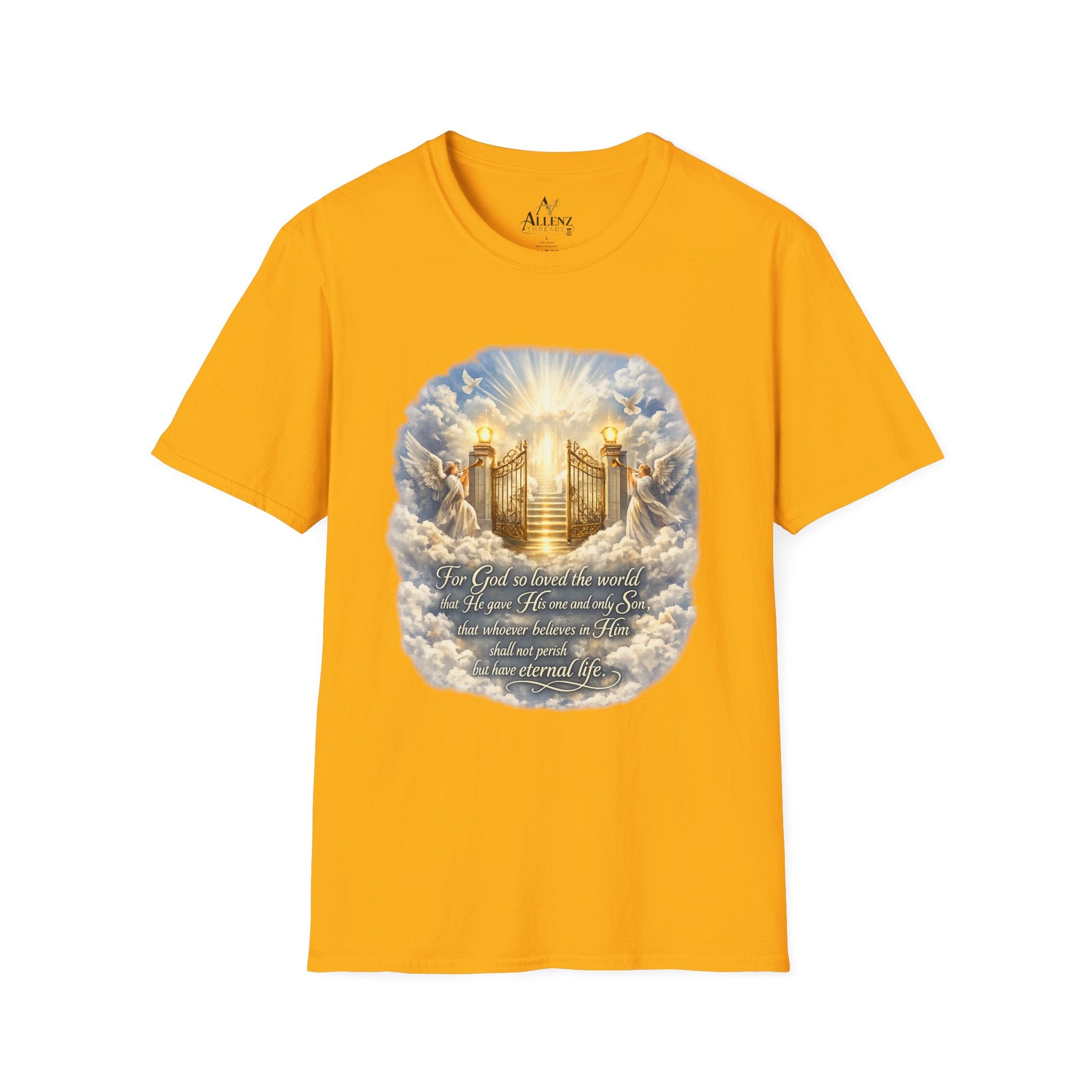Heavenly Gates T‑Shirt — Inspirational Christian Faith Graphic Tee