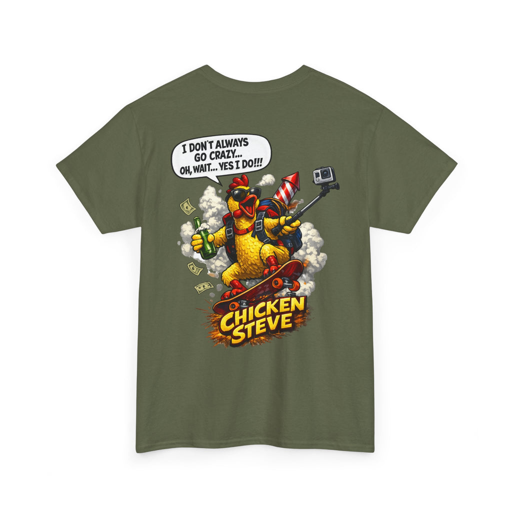 Unisex Heavy Cotton Tee    Chicken Steve's Adventures