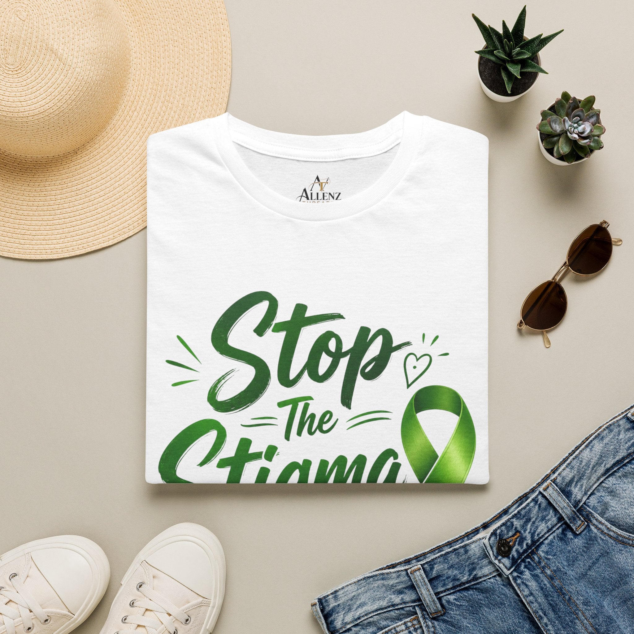 Stop The Stigma Mental Health Unisex Softstyle T-Shirt