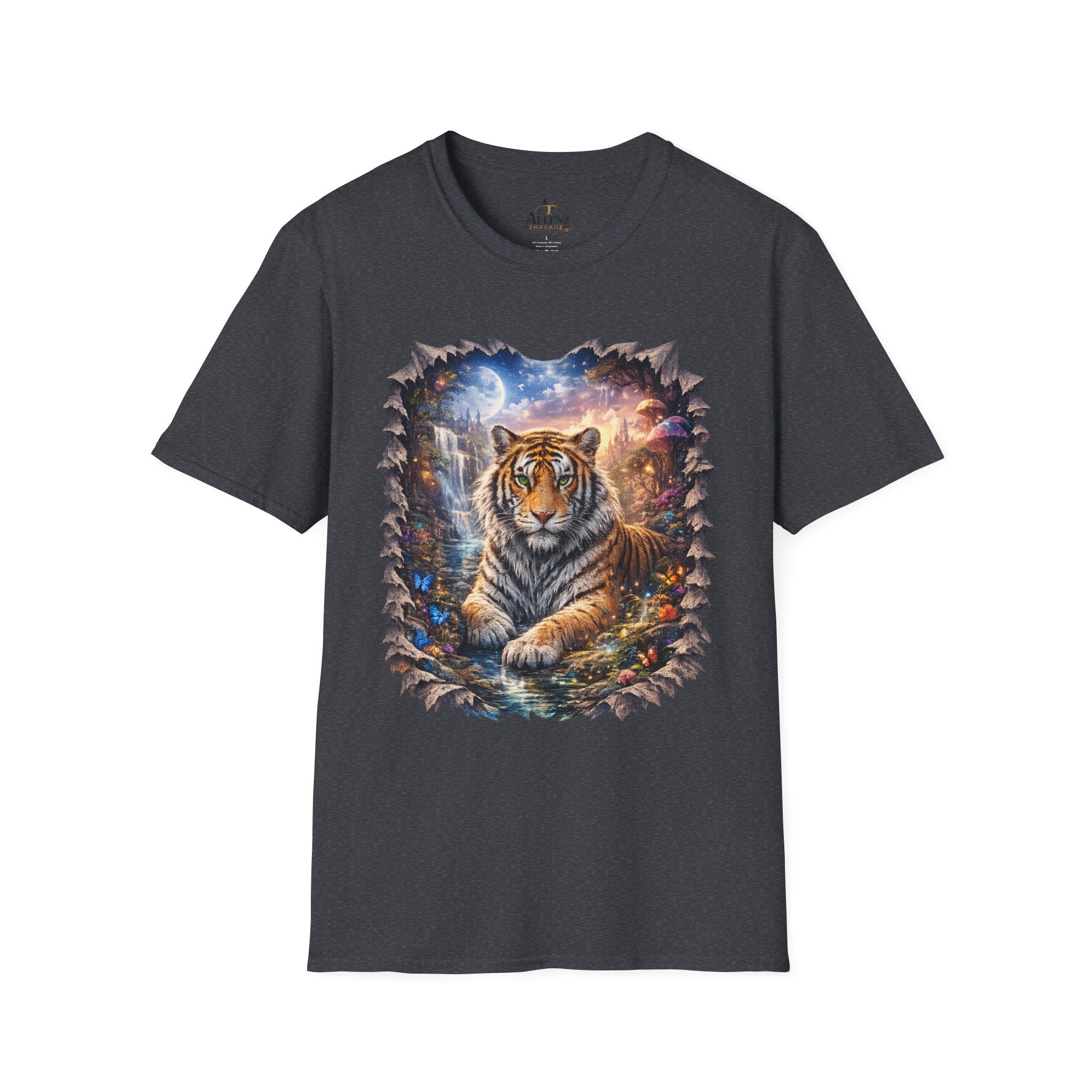 Unisex Softstyle T-Shirt -Fantasy Bengal tiger