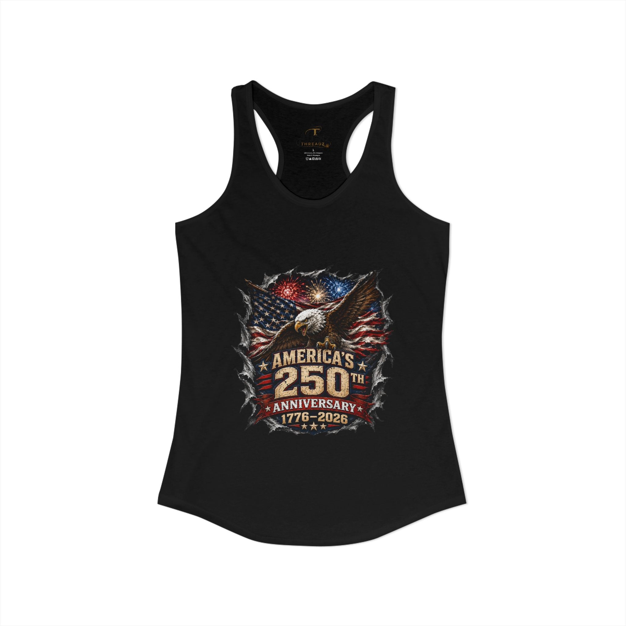 Americas 250th Anniversary Women's Ideal Racerback Tank